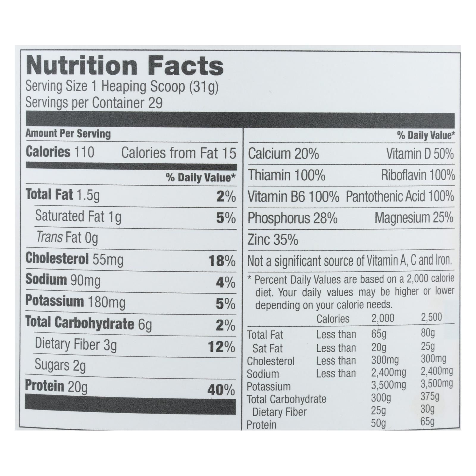 Designer Whey - Protein Powder - Chocolate - 2 Lbs - Imagem 2