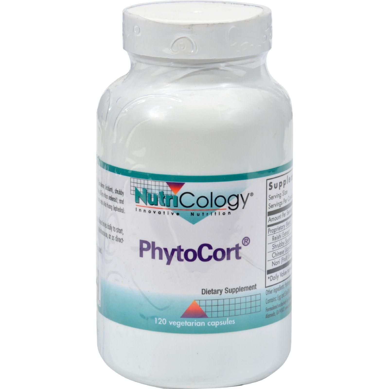 Nutricology Phytocort - 120 Vegetarian Capsules
