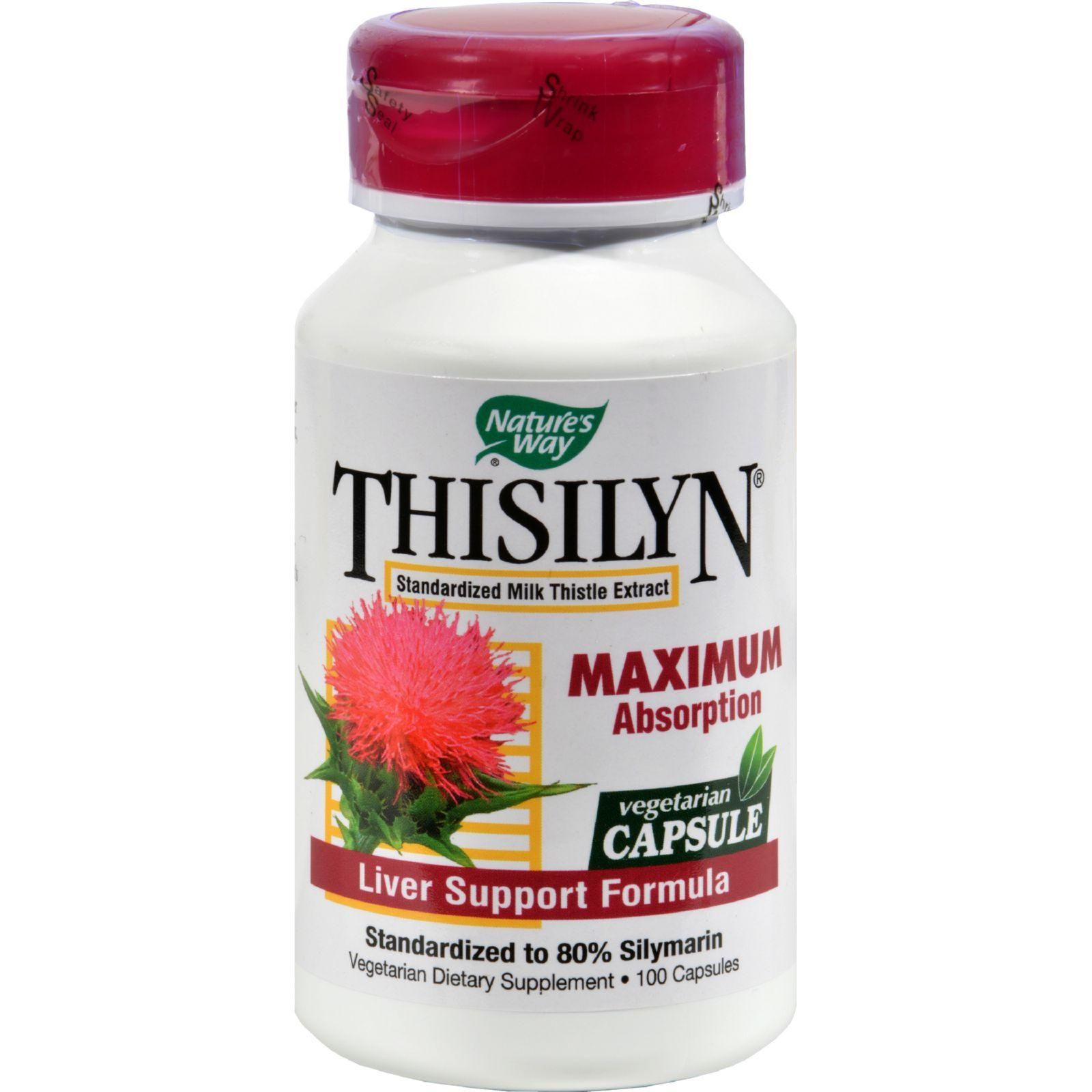 Nature's Way - Thisilyn Standardized Milk Thistle Extract - 100 Capsules