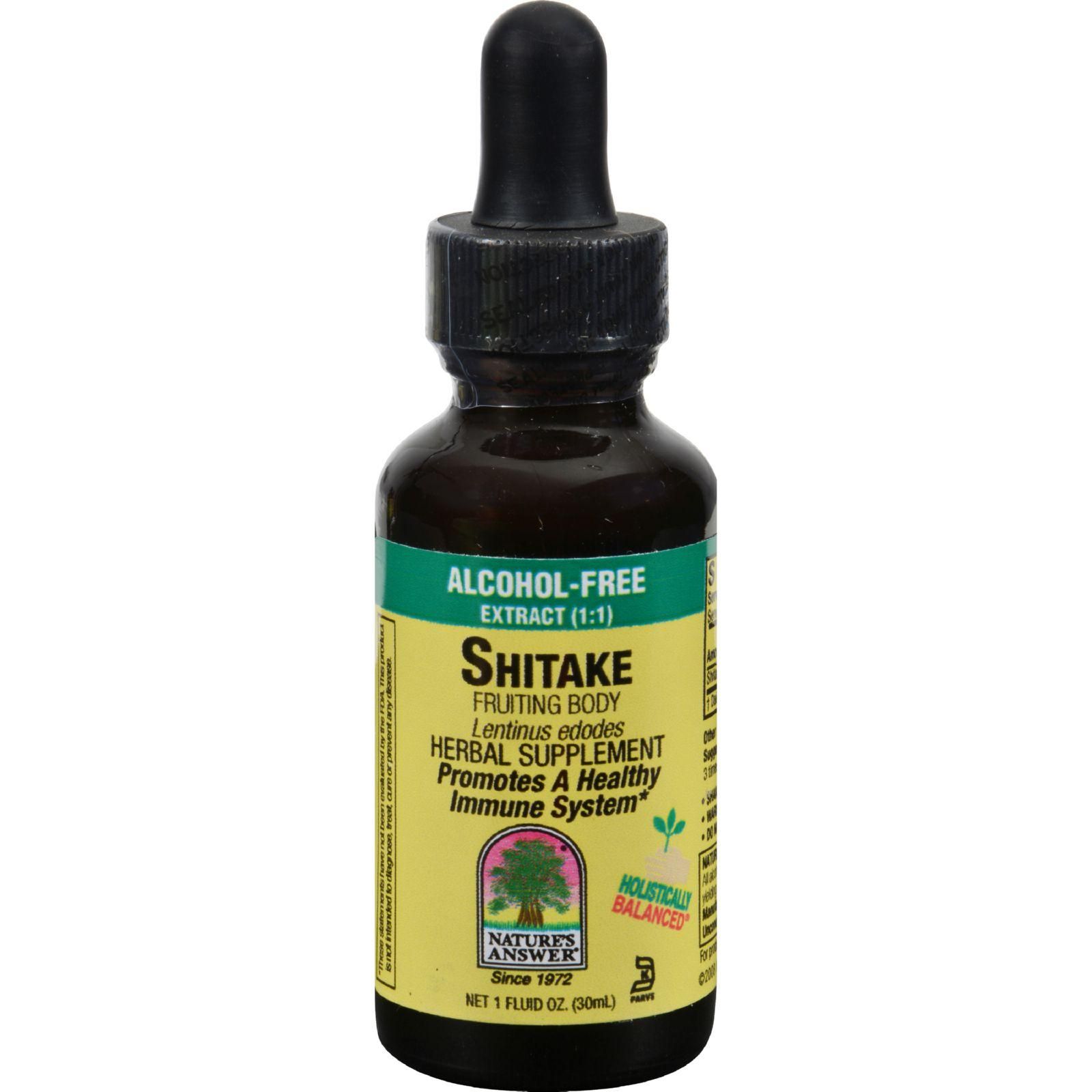 Nature's Answer - Shiitake Fruiting Body - 1 Fl Oz