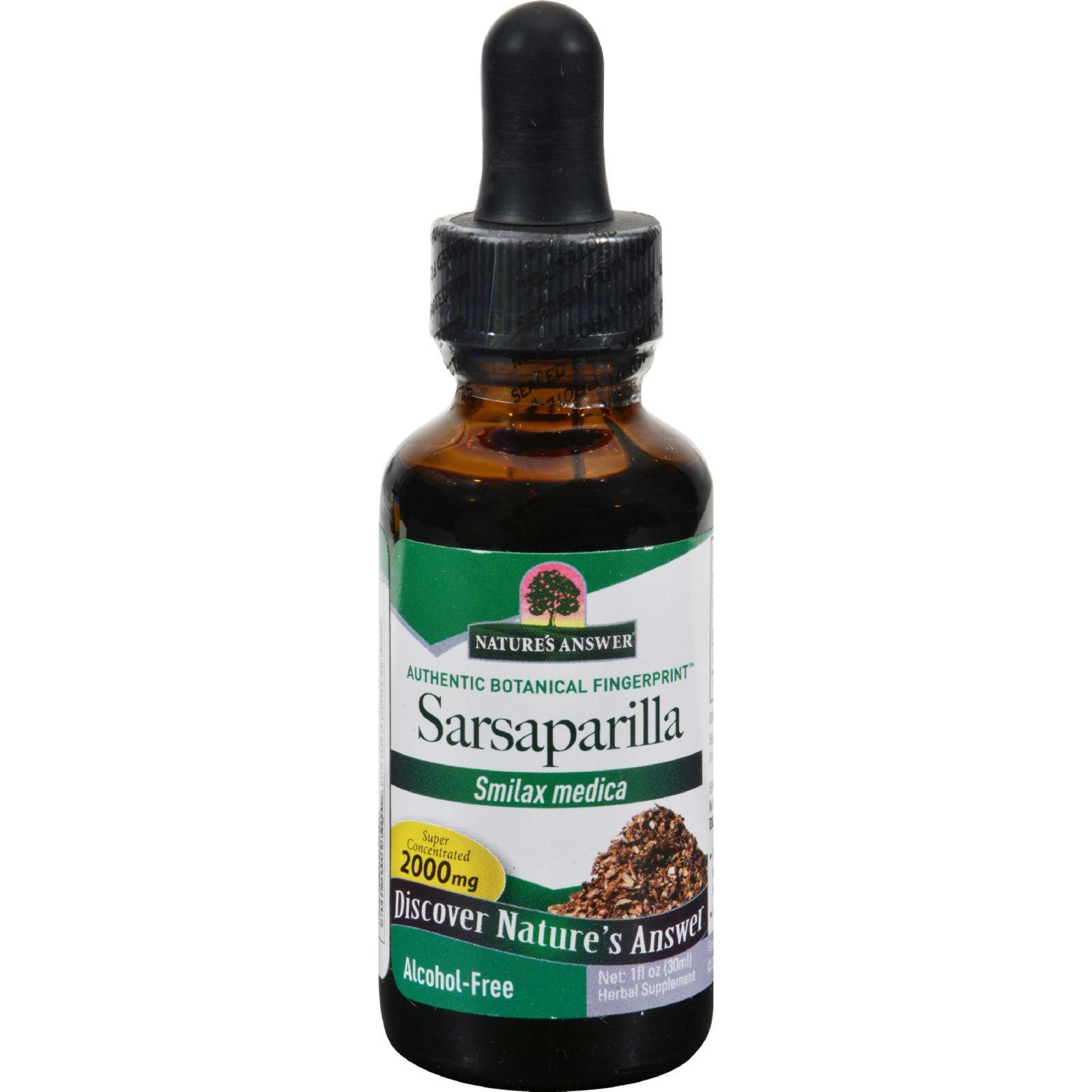 Nature's Answer - Alcohol Free Sarsaparilla - 1 Oz