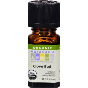 Comprar aura cacia - organic essential oil - clove bud -. 25 oz preço no brasil óleos essenciais ervas plantas aromaterapia extratos botânicos suplementos suplemento importado loja 163 online promoção -