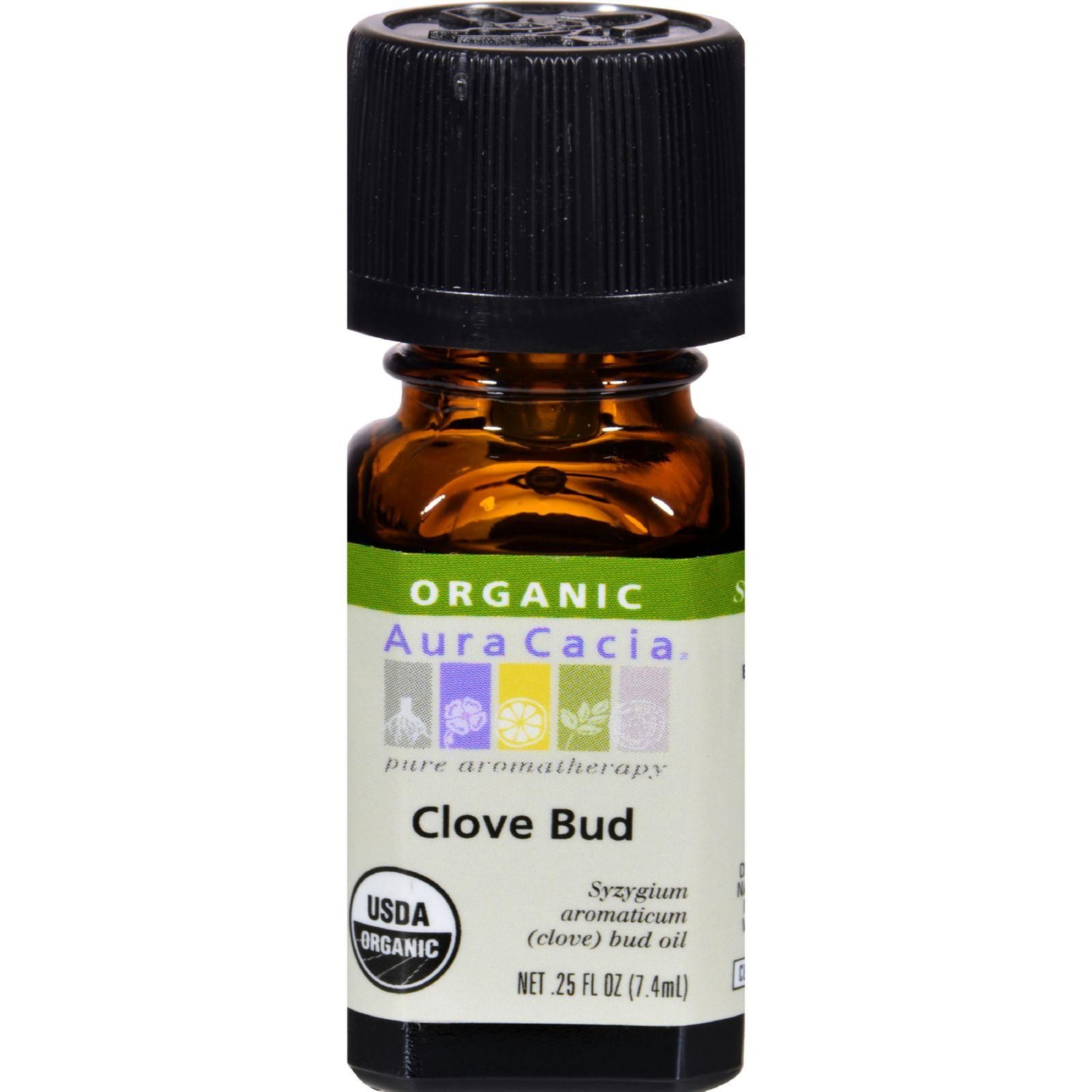 Aura Cacia - Organic Essential Oil - Clove Bud - .25 Oz