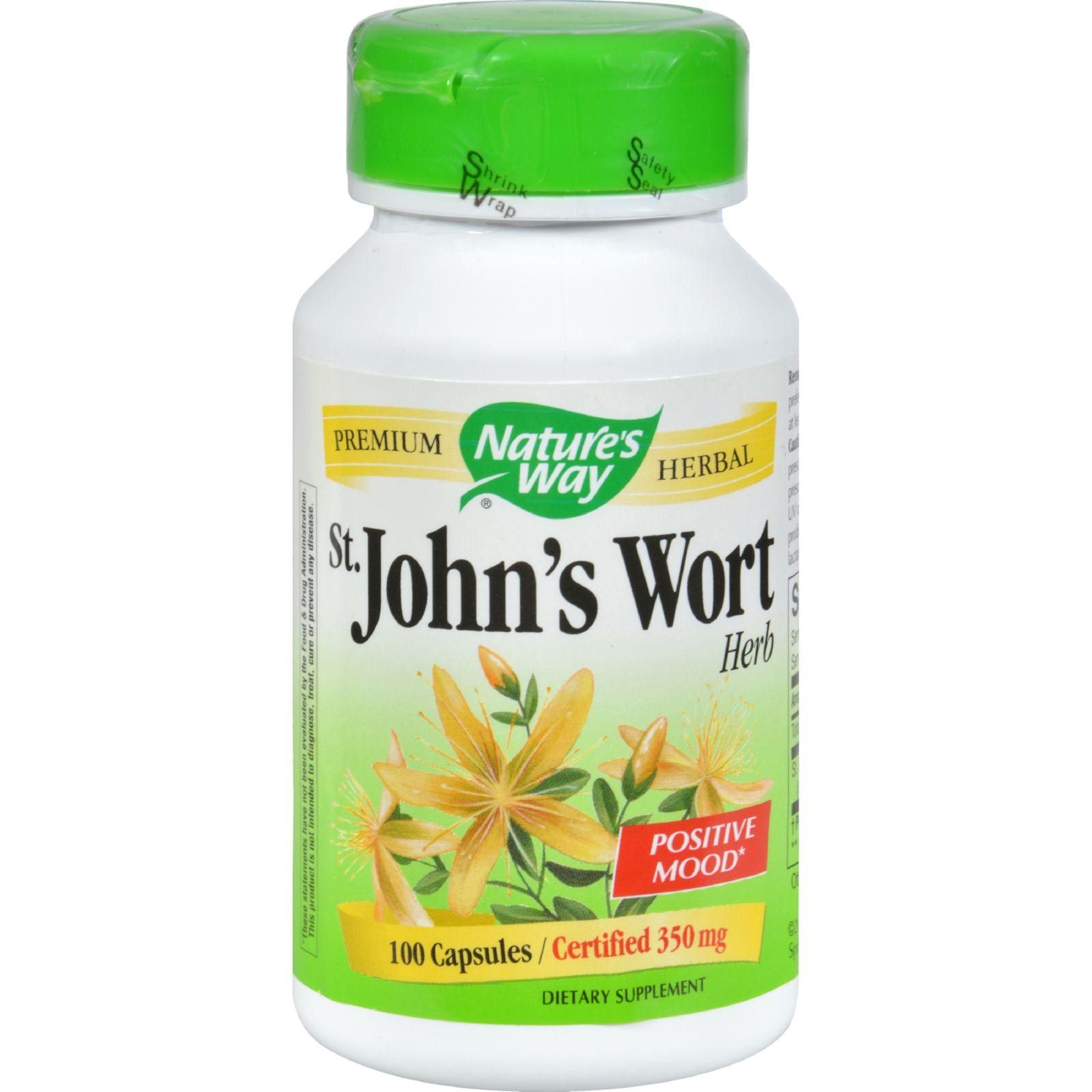 Nature's Way - St John's Wort Herb - 100 Capsules