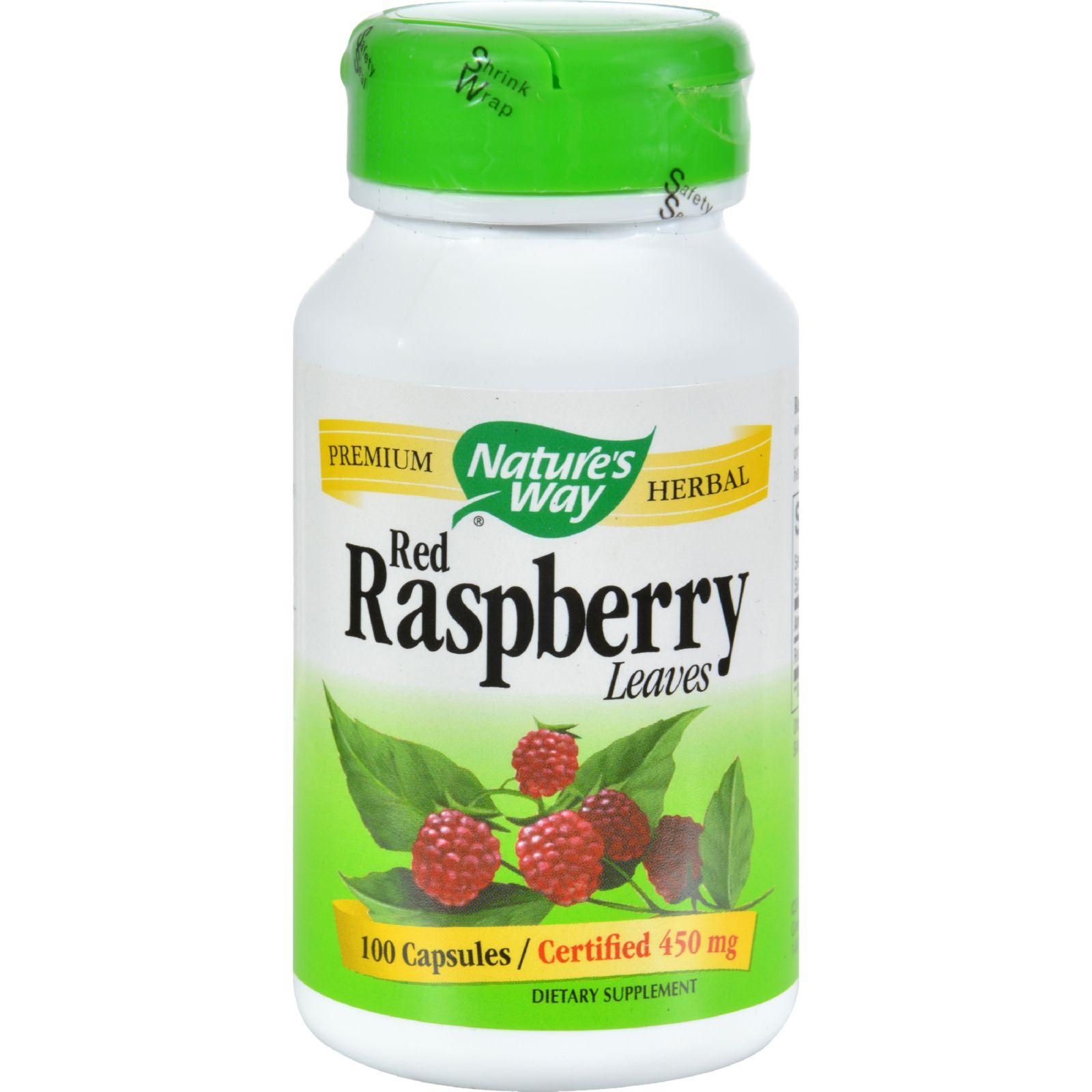 Nature's Way - Red Raspberry Leaves - 100 Capsules
