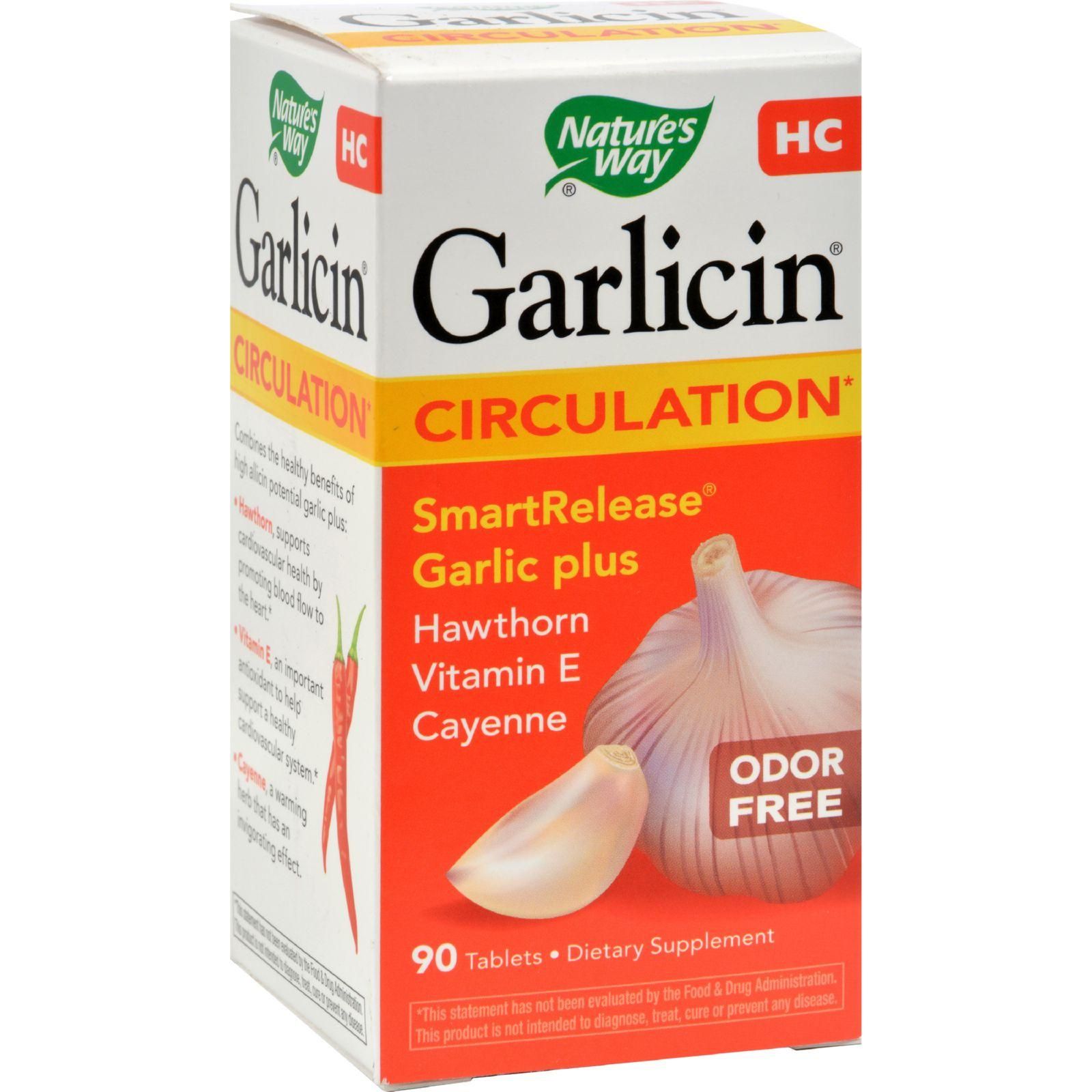 Nature's Way - Garlicin Hc - 90 Tablets