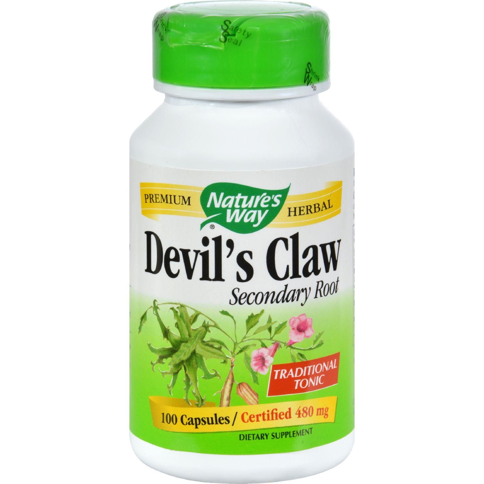 Nature's Way - Devil's Claw Secondary Root - 100 Capsules