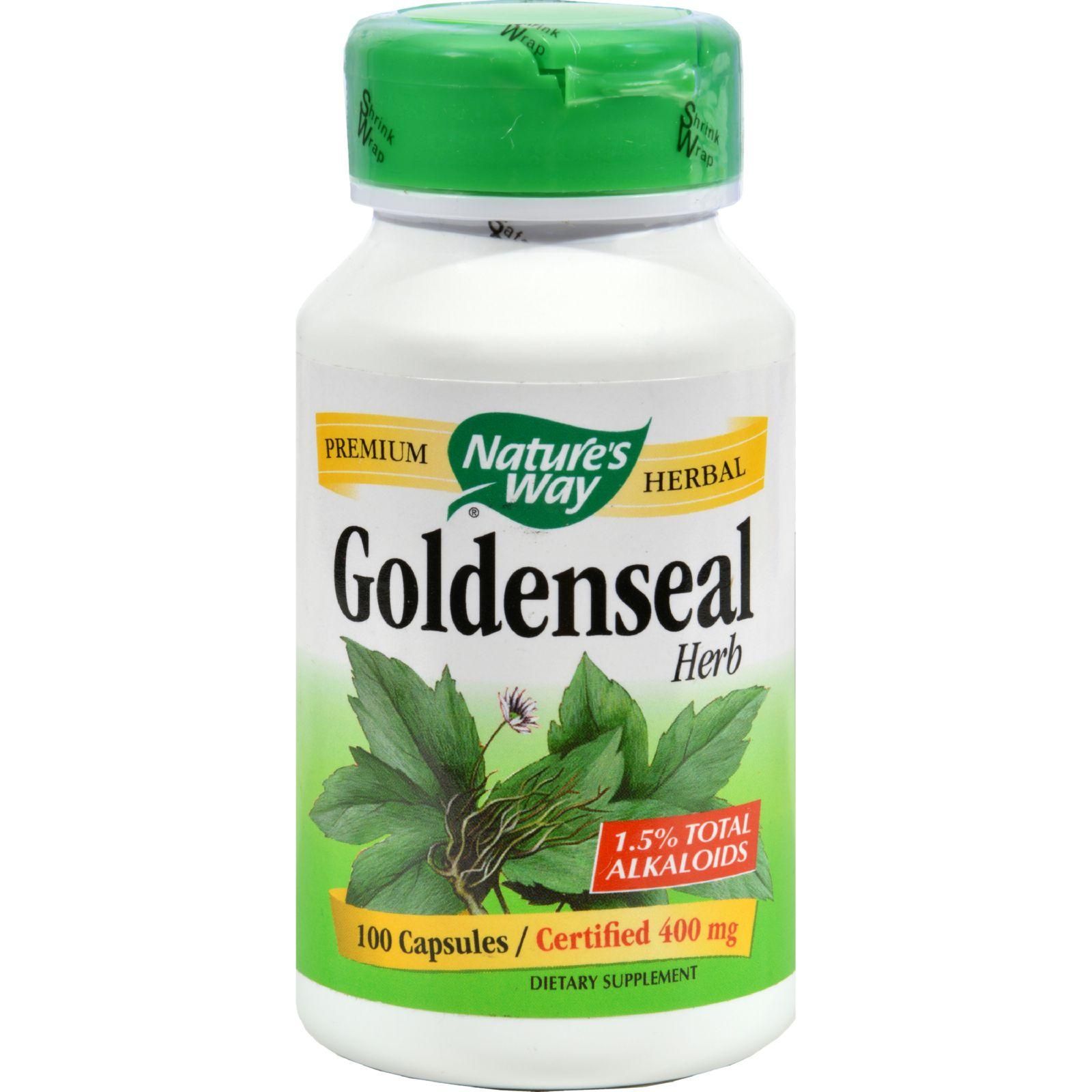 Nature's Way - Goldenseal Herb - 100 Capsules