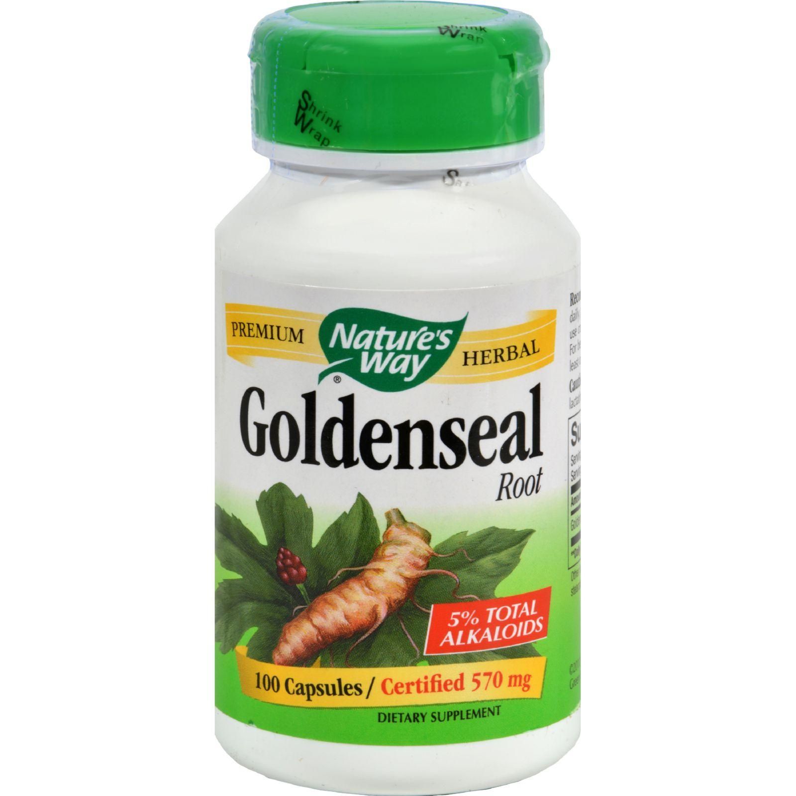 Nature's Way - Goldenseal Root - 100 Capsules