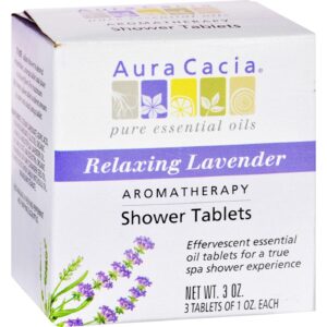 Comprar aura cacia - aromatherapy shower tablets relaxing lavender - 3 tablets preço no brasil óleos essenciais ervas plantas aromaterapia extratos botânicos suplementos suplemento importado loja 29 online promoção -
