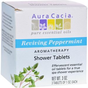 Comprar aura cacia - reviving aromatherapy shower tablets peppermint - 3 tablets preço no brasil óleos essenciais ervas plantas aromaterapia extratos botânicos suplementos suplemento importado loja 15 online promoção -