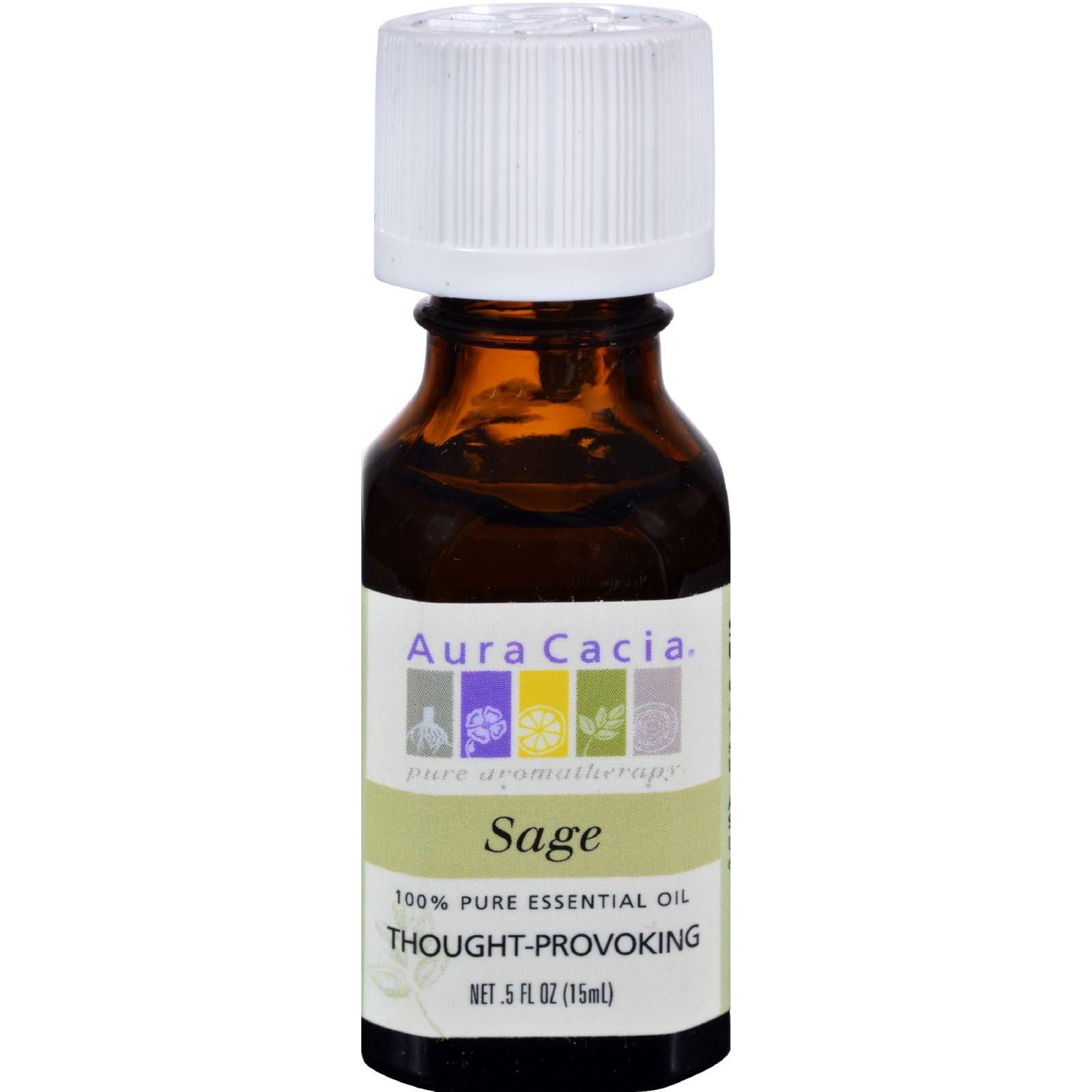 Aura Cacia - Essential Oil Sage - 0.5 Fl Oz