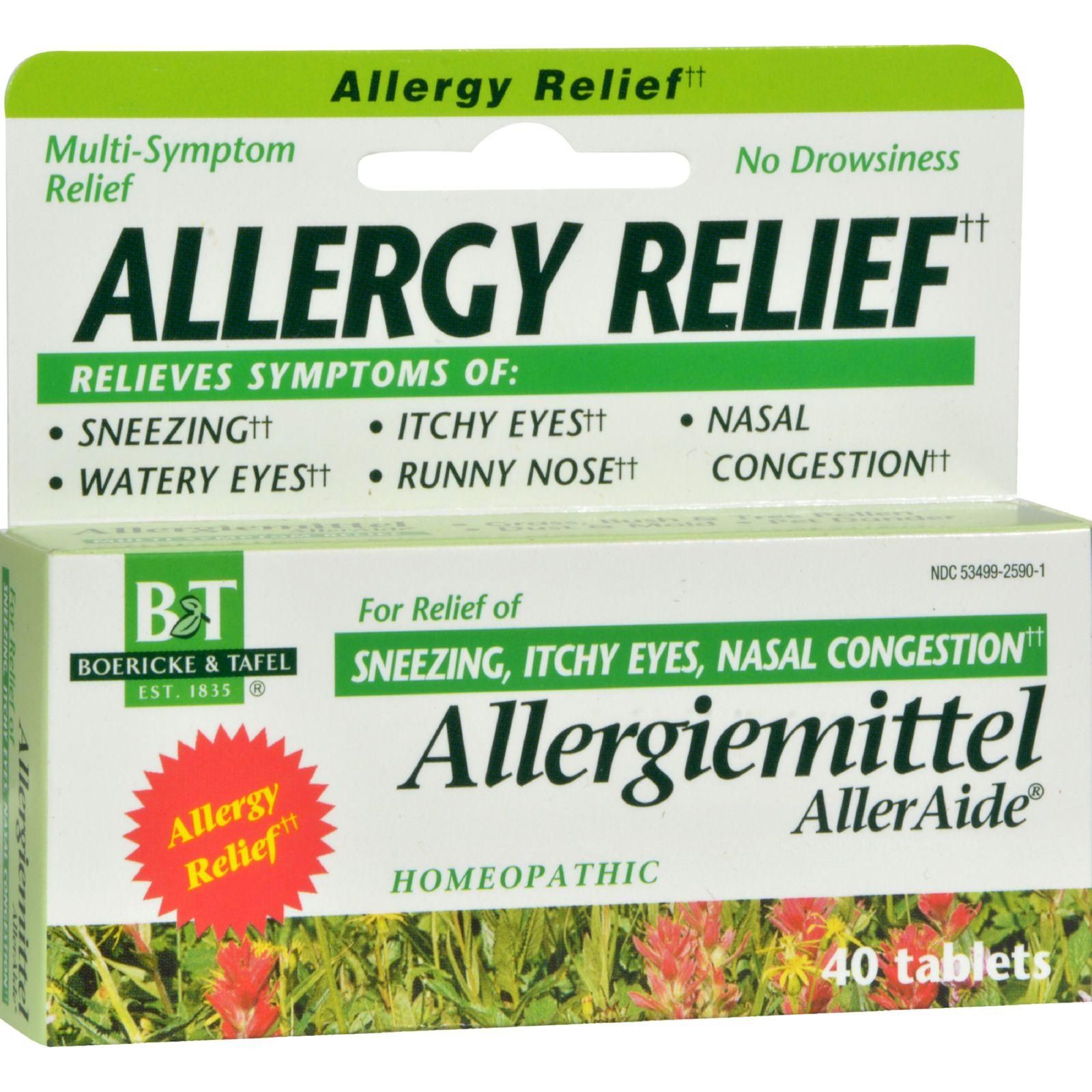 Boericke And Tafel - Allergiemittel Alleraide - 40 Tablets