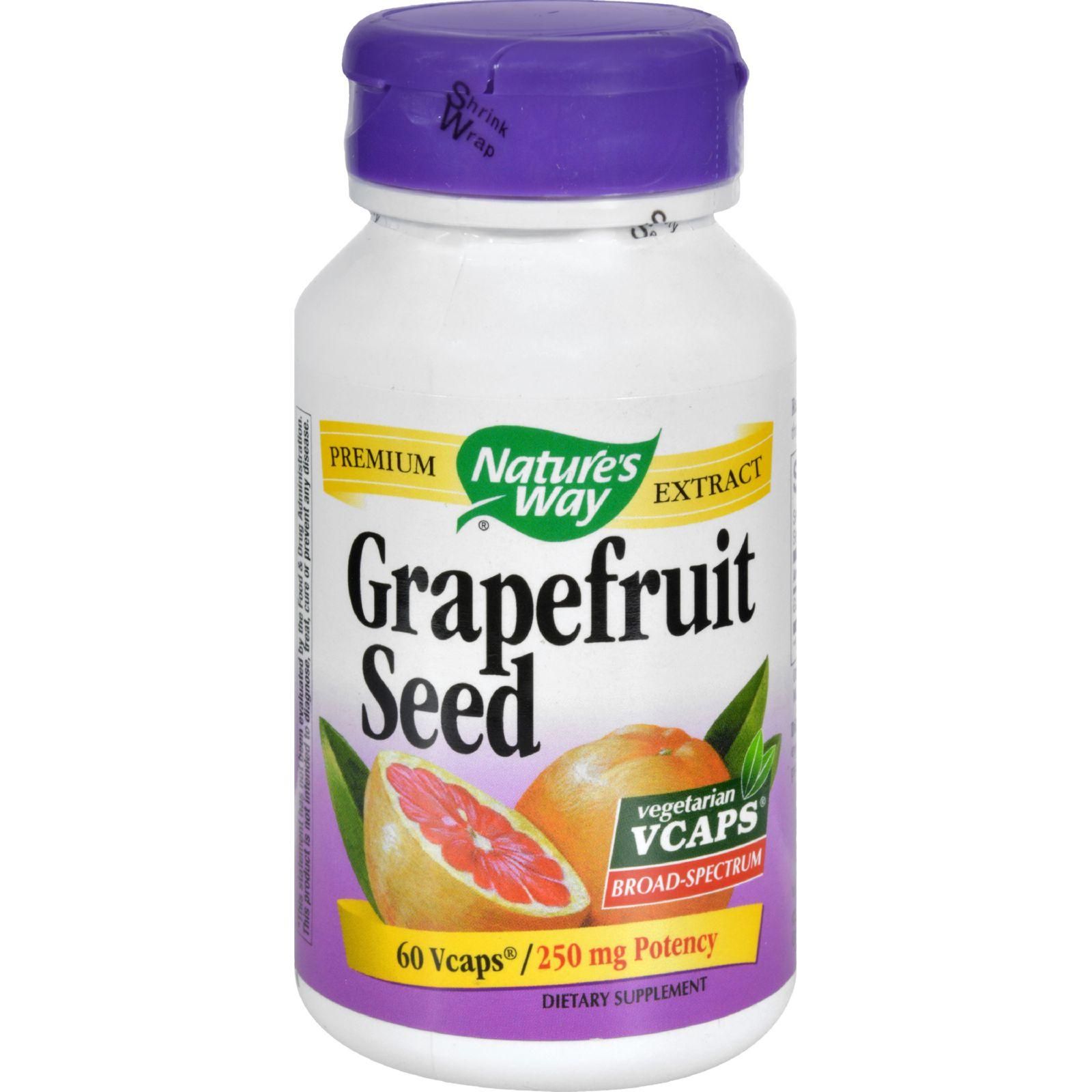 Nature's Way - Grapefruit Seed Standardized - 60 Vegetarian Capsules