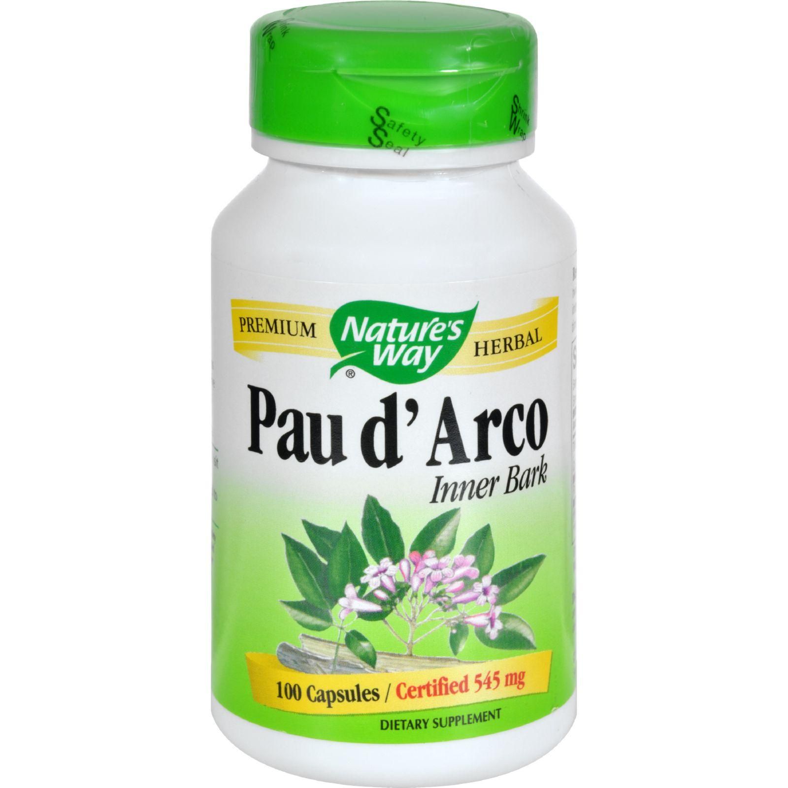 Nature's Way - Pau D'arco Inner Bark - 100 Capsules