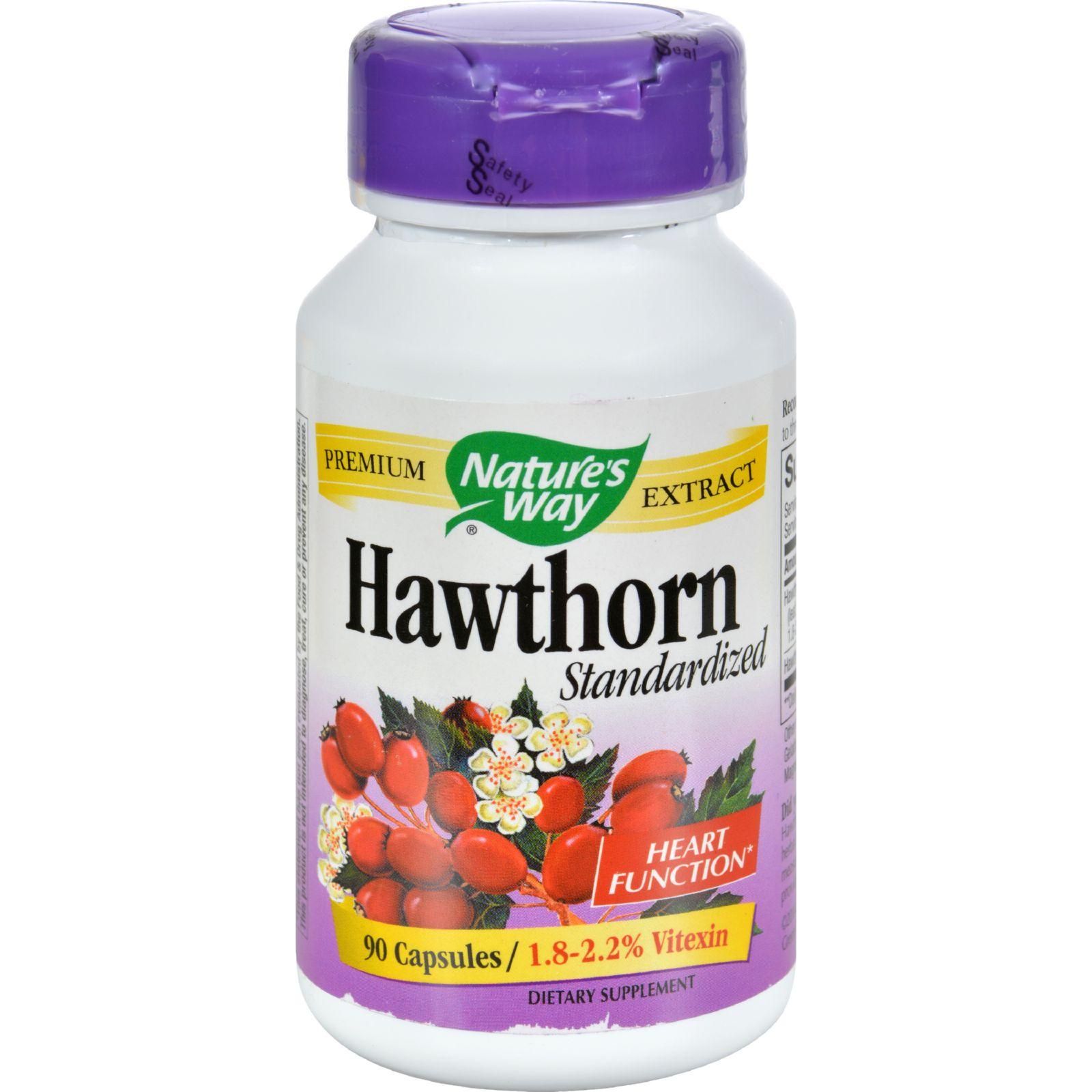 Nature's Way - Hawthorn Standardized - 90 Capsules