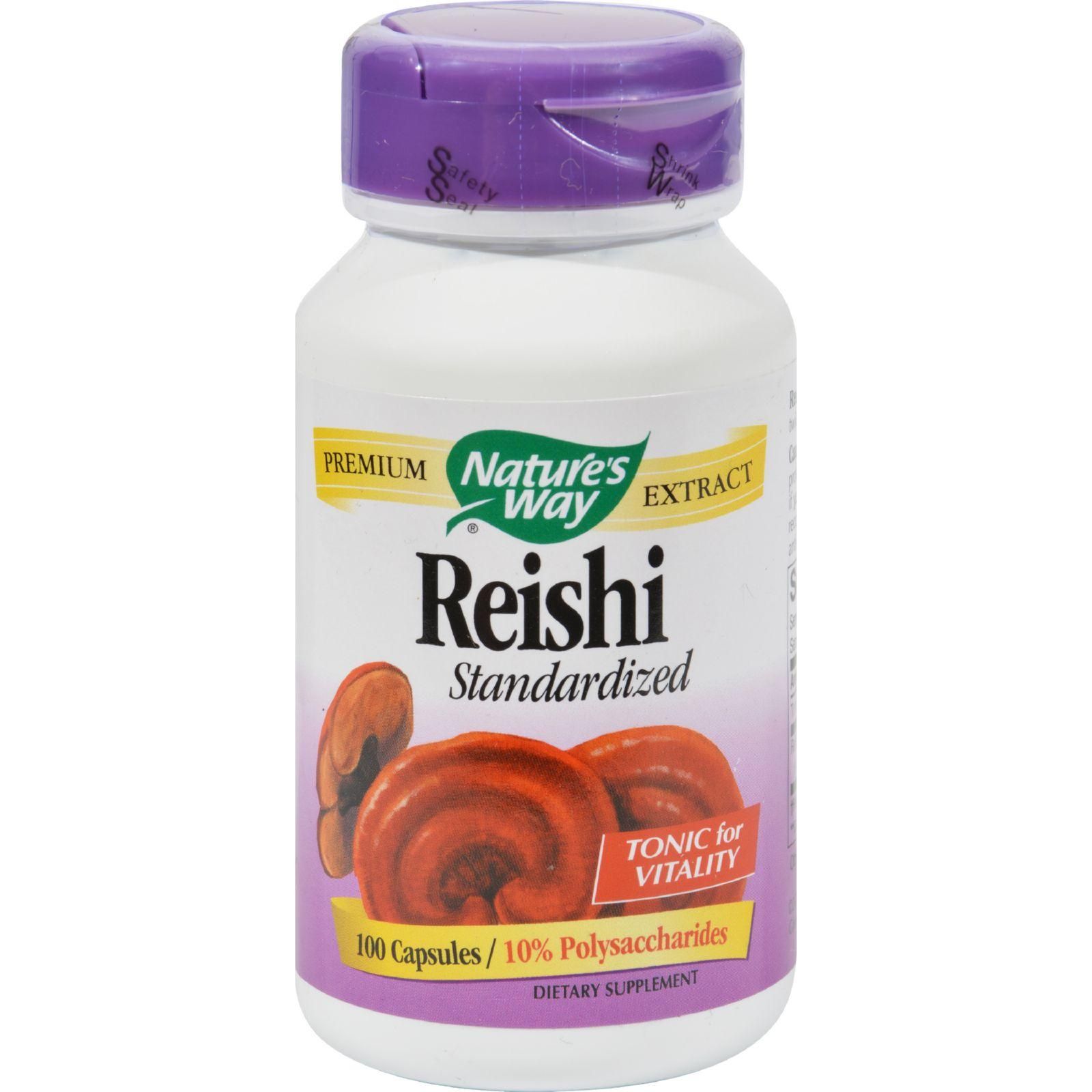 Nature's Way - Reishi Standardized - 100 Capsules