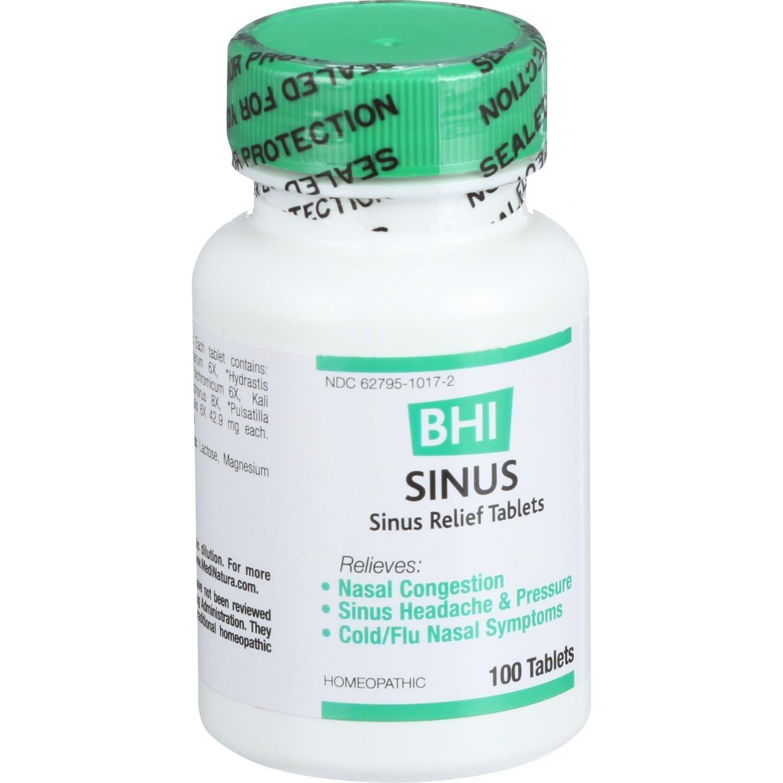 Bhi - Sinus Relief - 100 Tablets