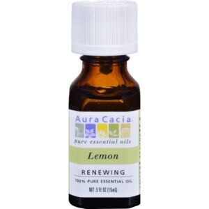 Comprar aura cacia - essential oil - lemon - 0. 5 fl oz preço no brasil óleos essenciais ervas plantas aromaterapia extratos botânicos suplementos suplemento importado loja 15 online promoção -