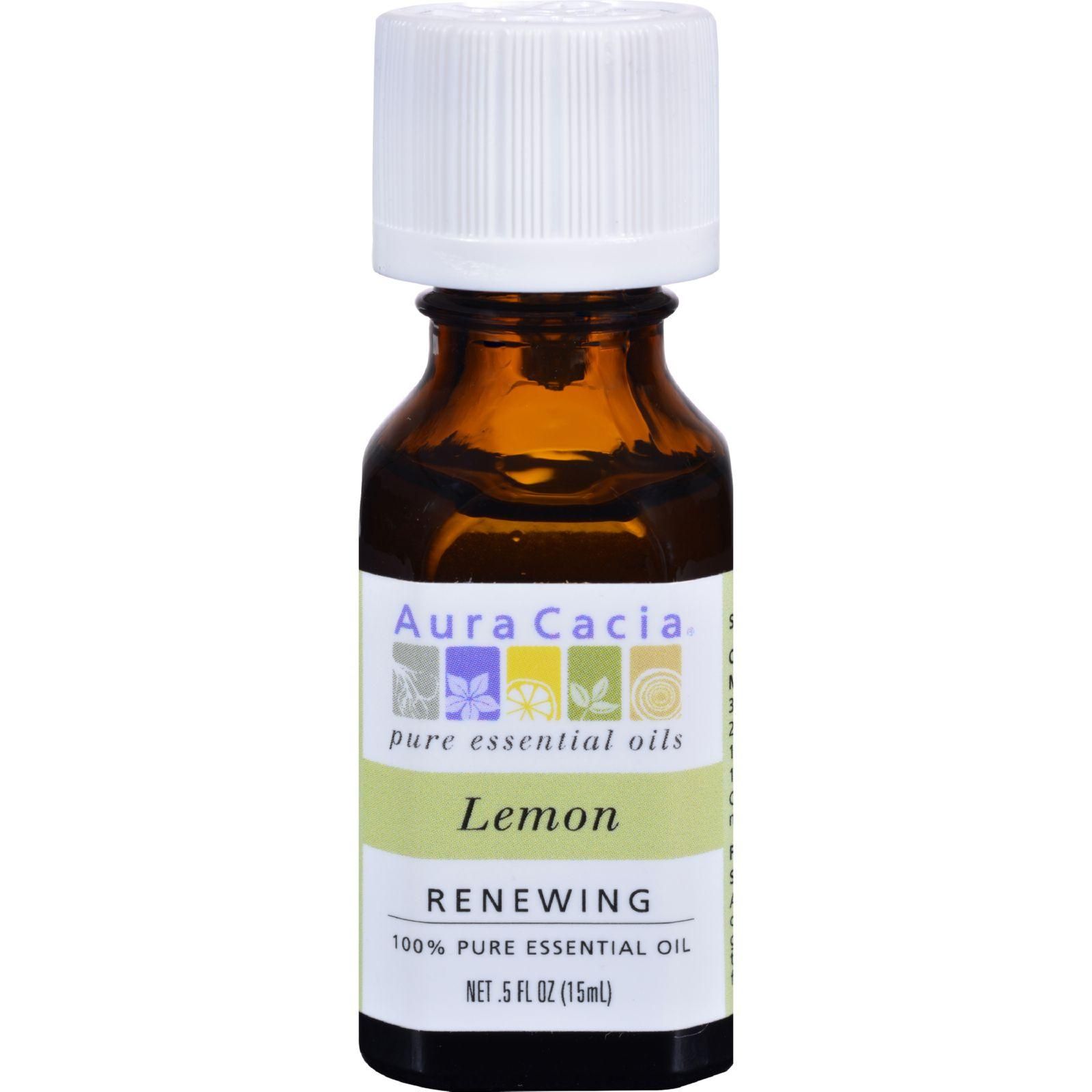 Aura Cacia - Essential Oil - Lemon - 0.5 Fl Oz