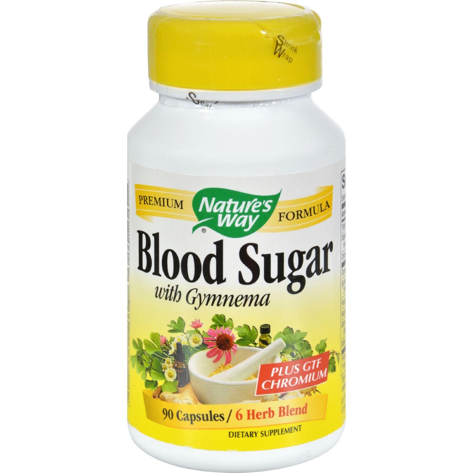 Nature's Way - Blood Sugar Metabolism Blend - With Cinnamon And Gymnema - 90 Veg Capsules
