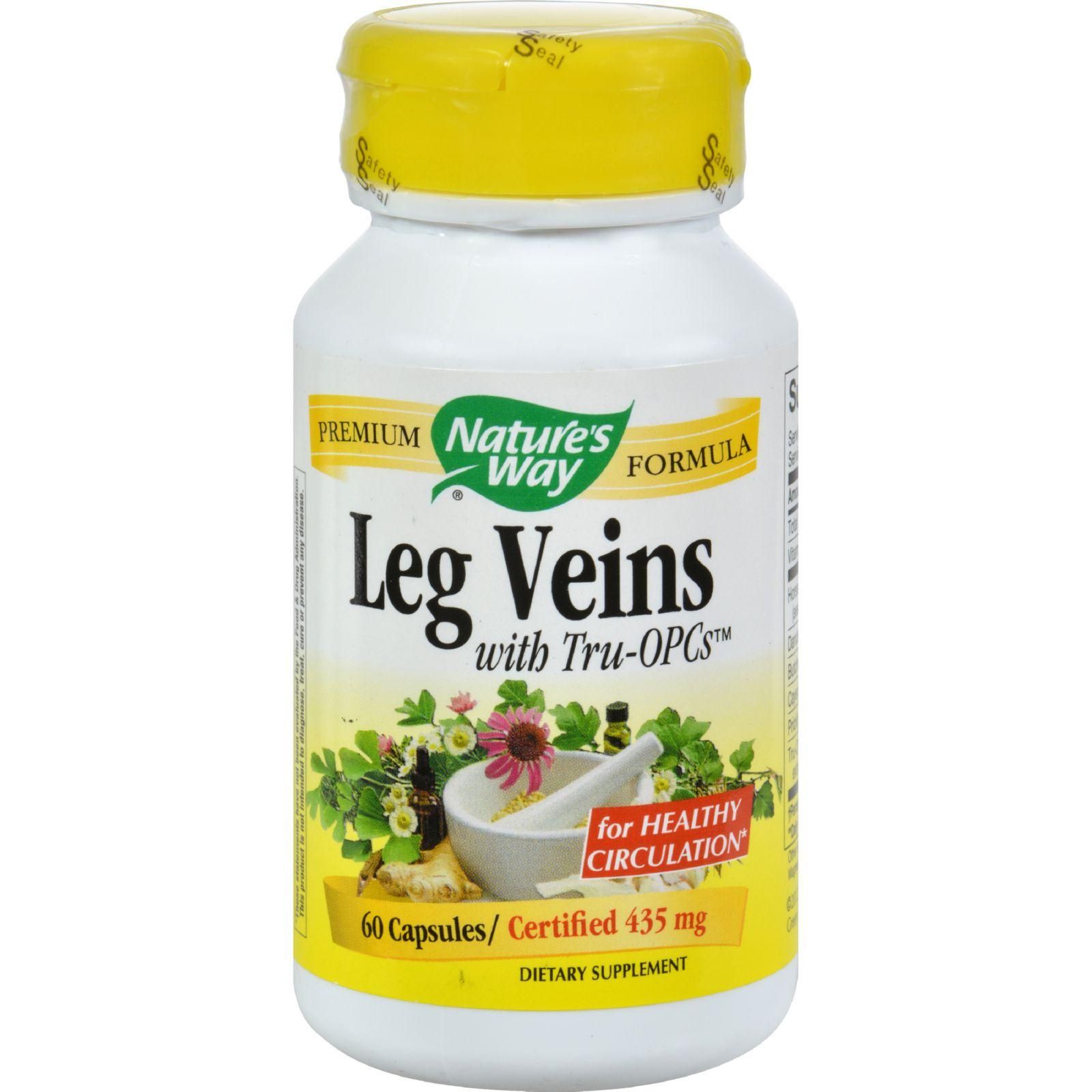 Nature's Way - Leg Veins With Tru-opcs - 60 Capsules