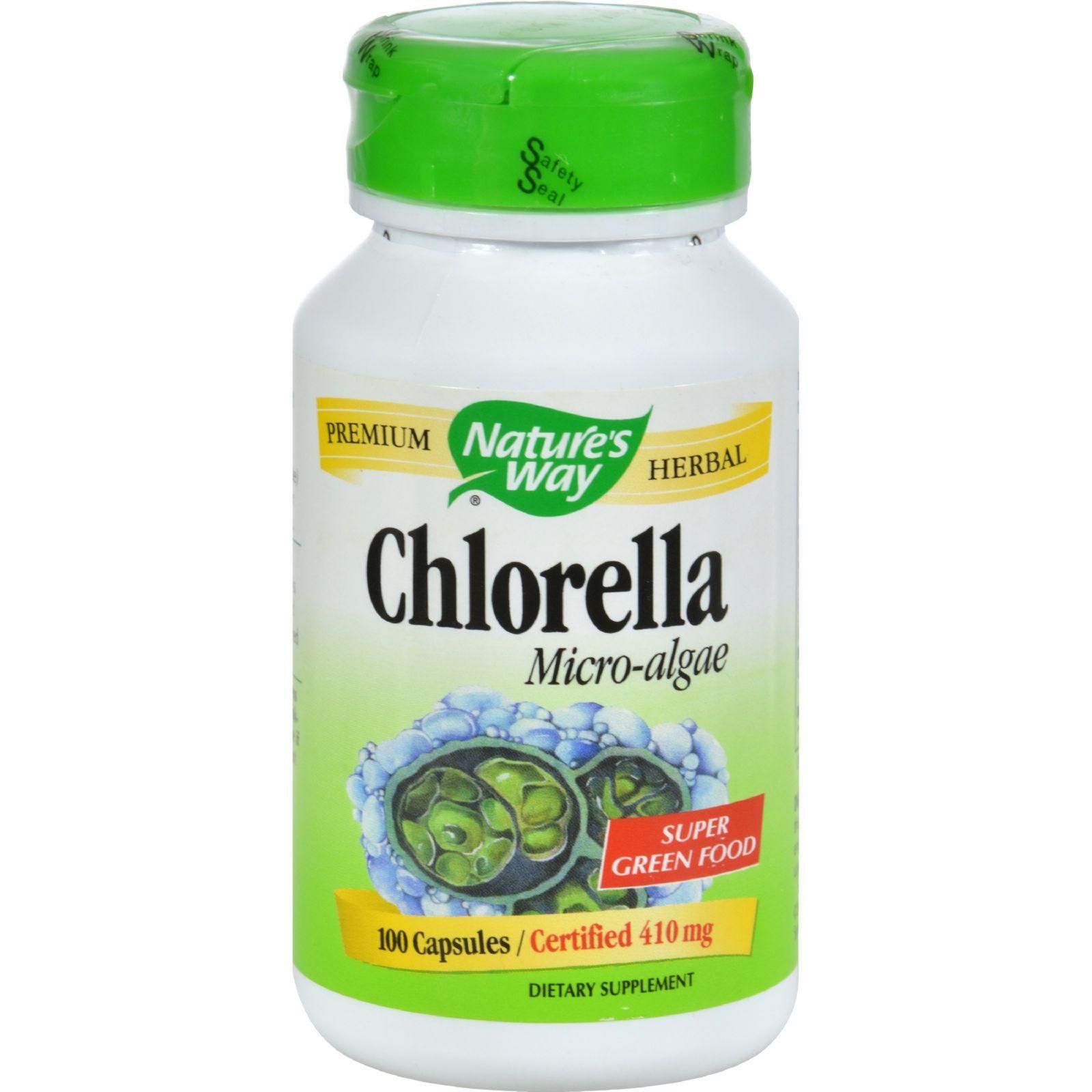 Nature's Way - Chlorella Micro-algae - 100 Capsules