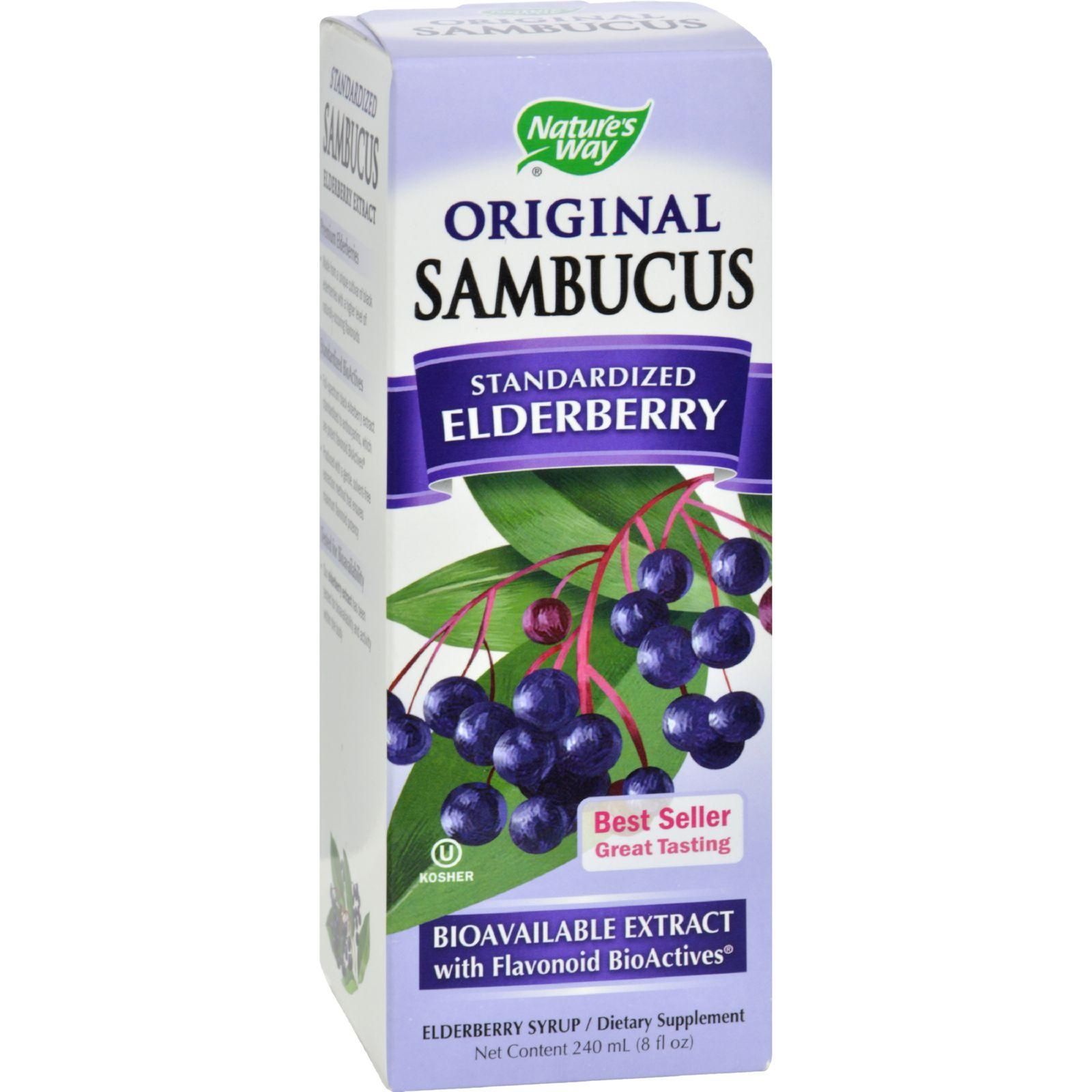 Nature's Way - Sambucus Original Syrup - 8 Fl Oz