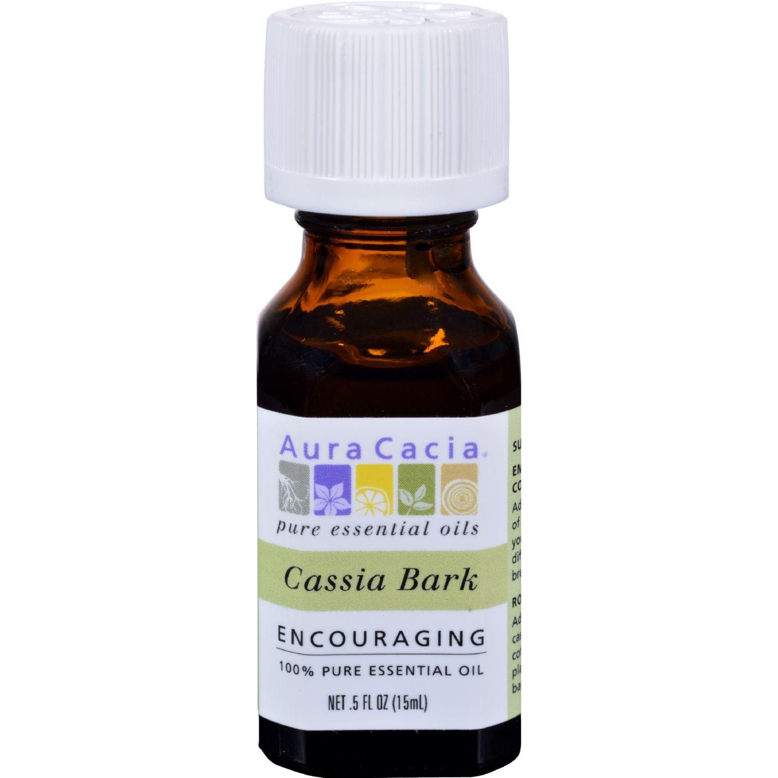 Aura Cacia - Pure Essential Oil Cassia Bark - 0.5 Fl Oz