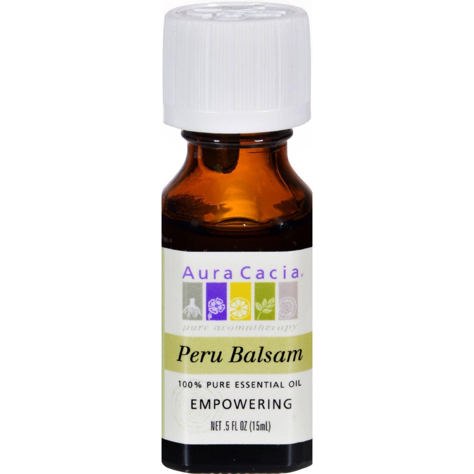 Aura Cacia - Pure Essential Oil Peru Balsam - 0.5 Fl Oz