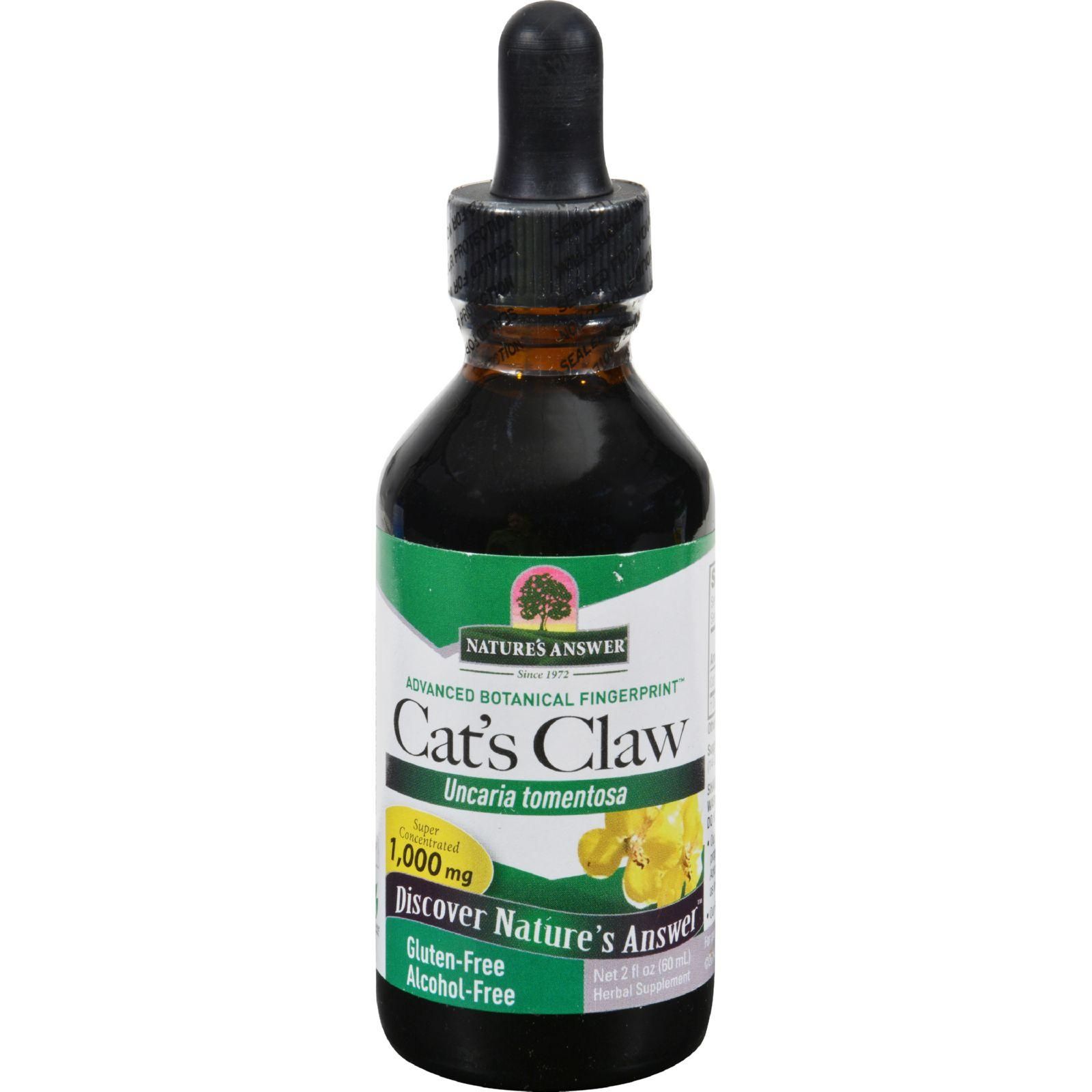 Nature's Answer - Cat's Claw Inner Bark Alcohol Free - 2 Fl Oz