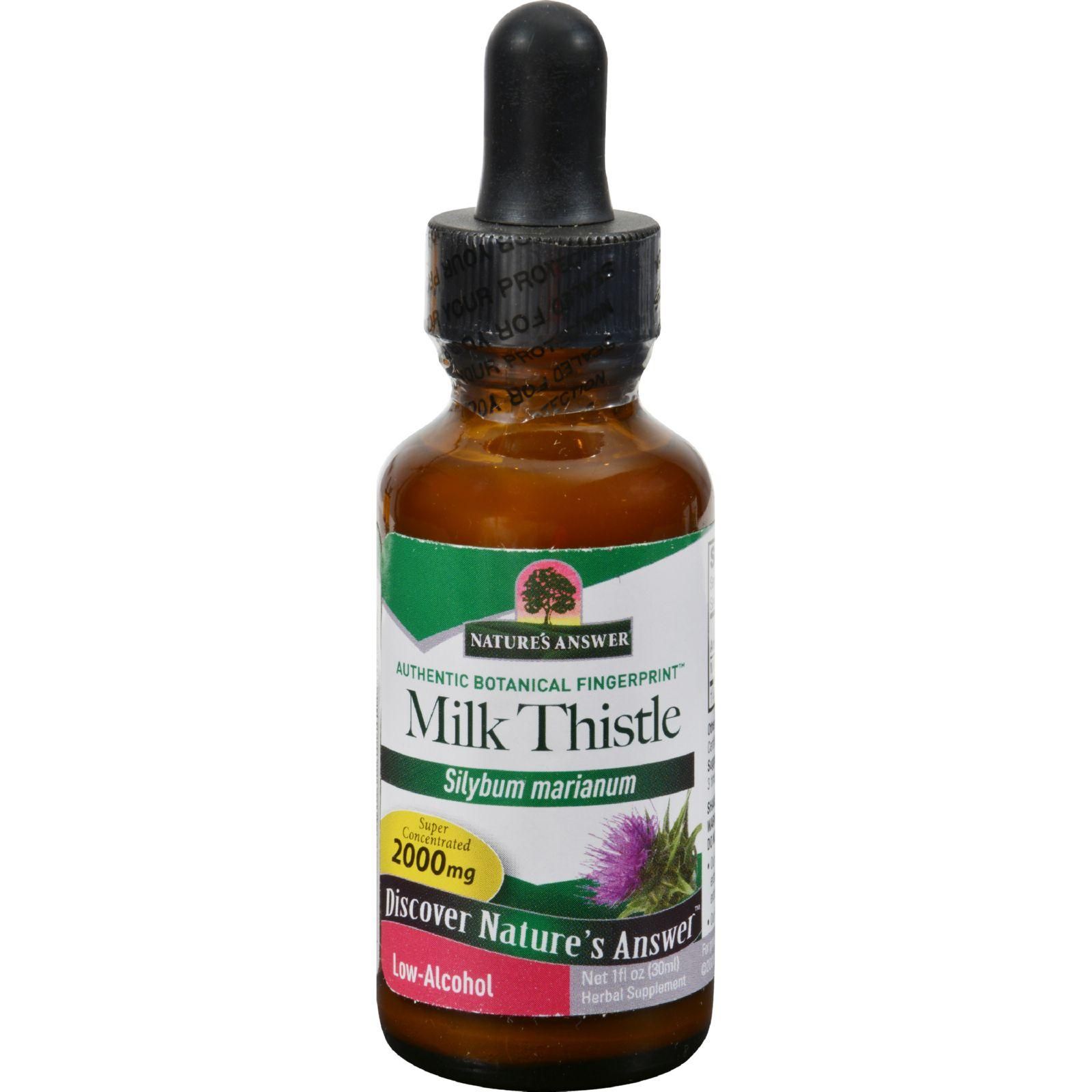 Nature's Answer - Milk Thistle Seed - 1 Fl Oz