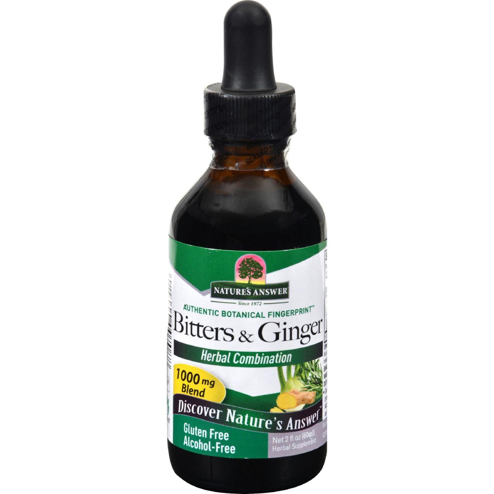 Nature's Answer - Bitters With Ginger Alcohol Free - 2 Fl Oz