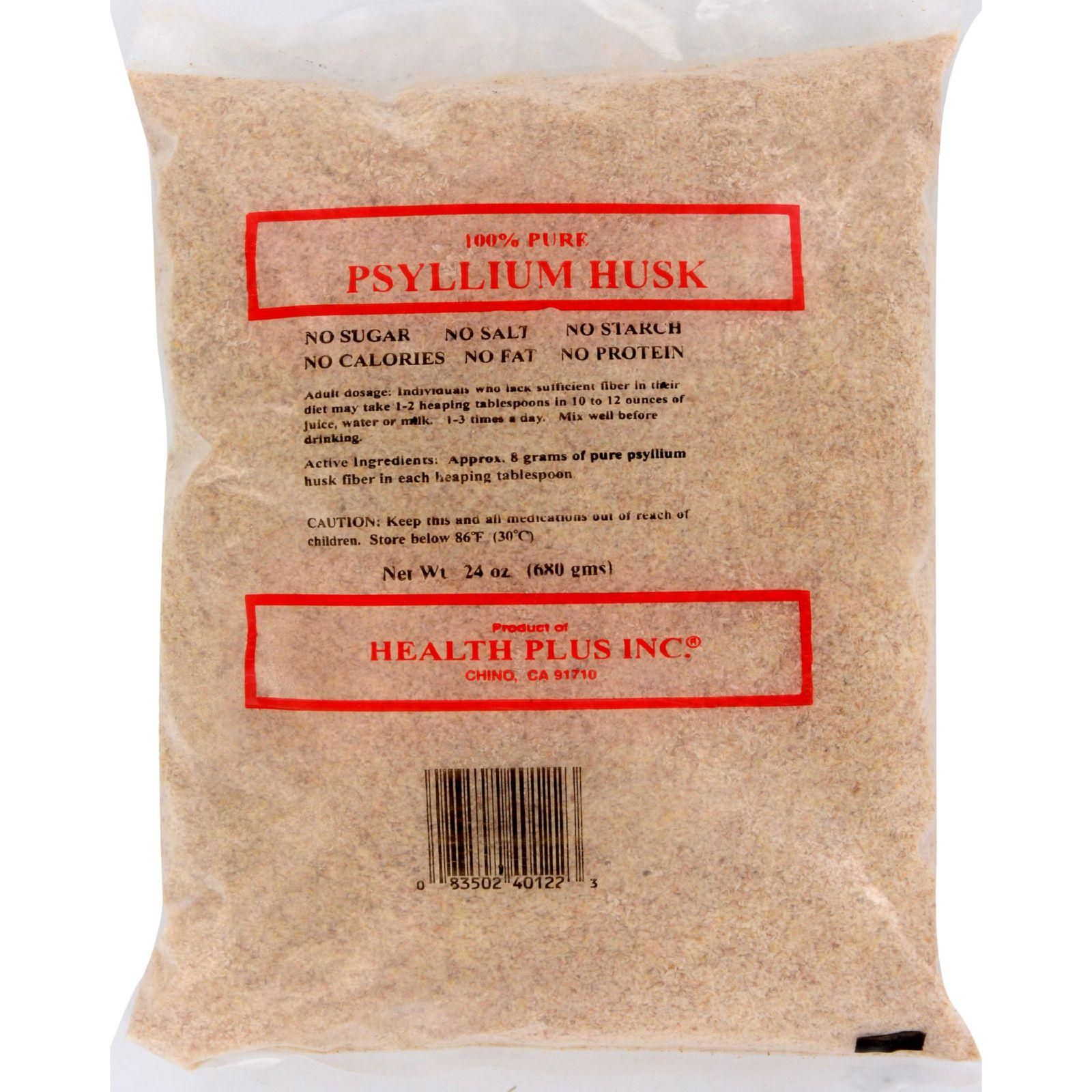 Health Plus - Pure Psyllium Husk - 24 Oz