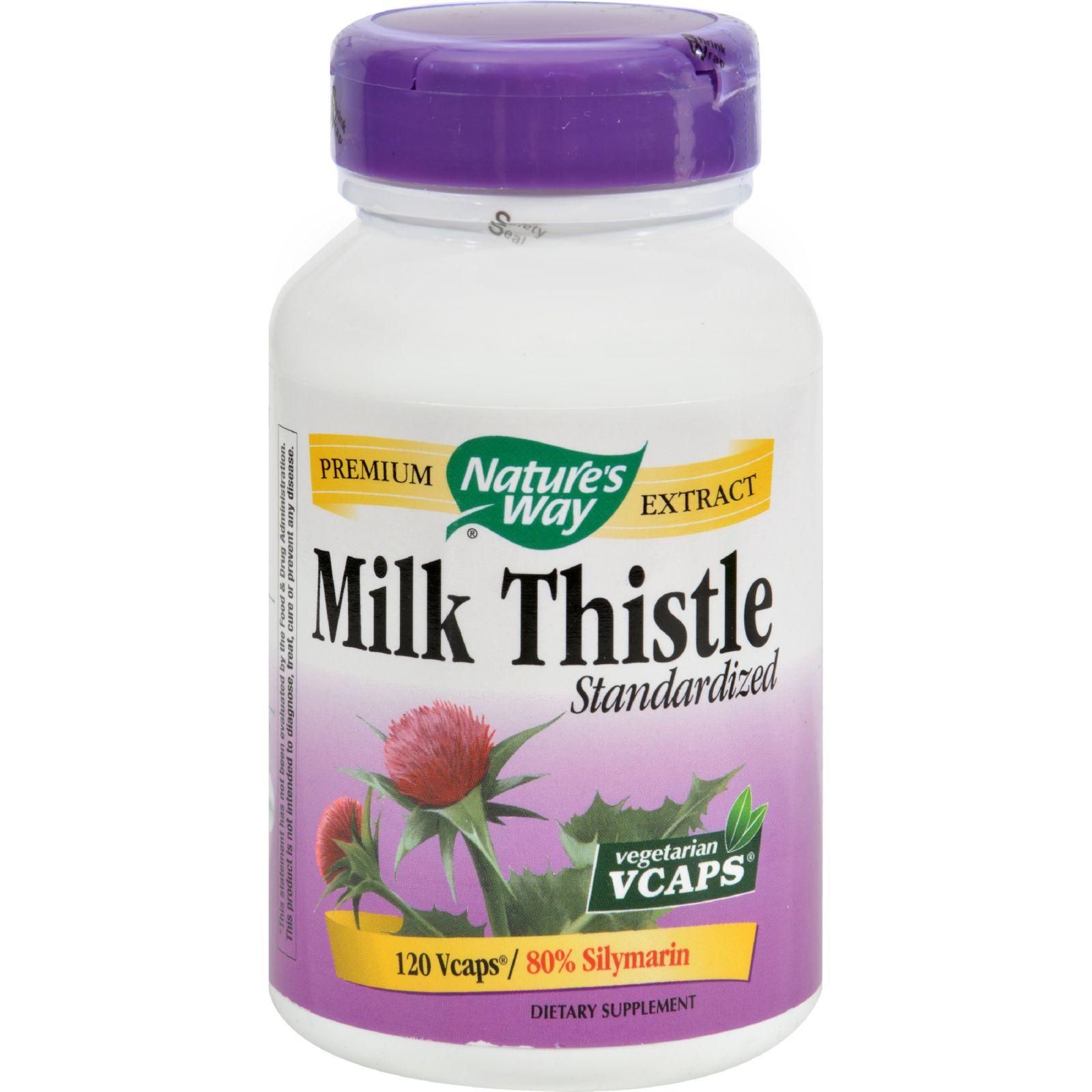 Nature's Way - Milk Thistle Standardized - 120 Vegetarian Capsules