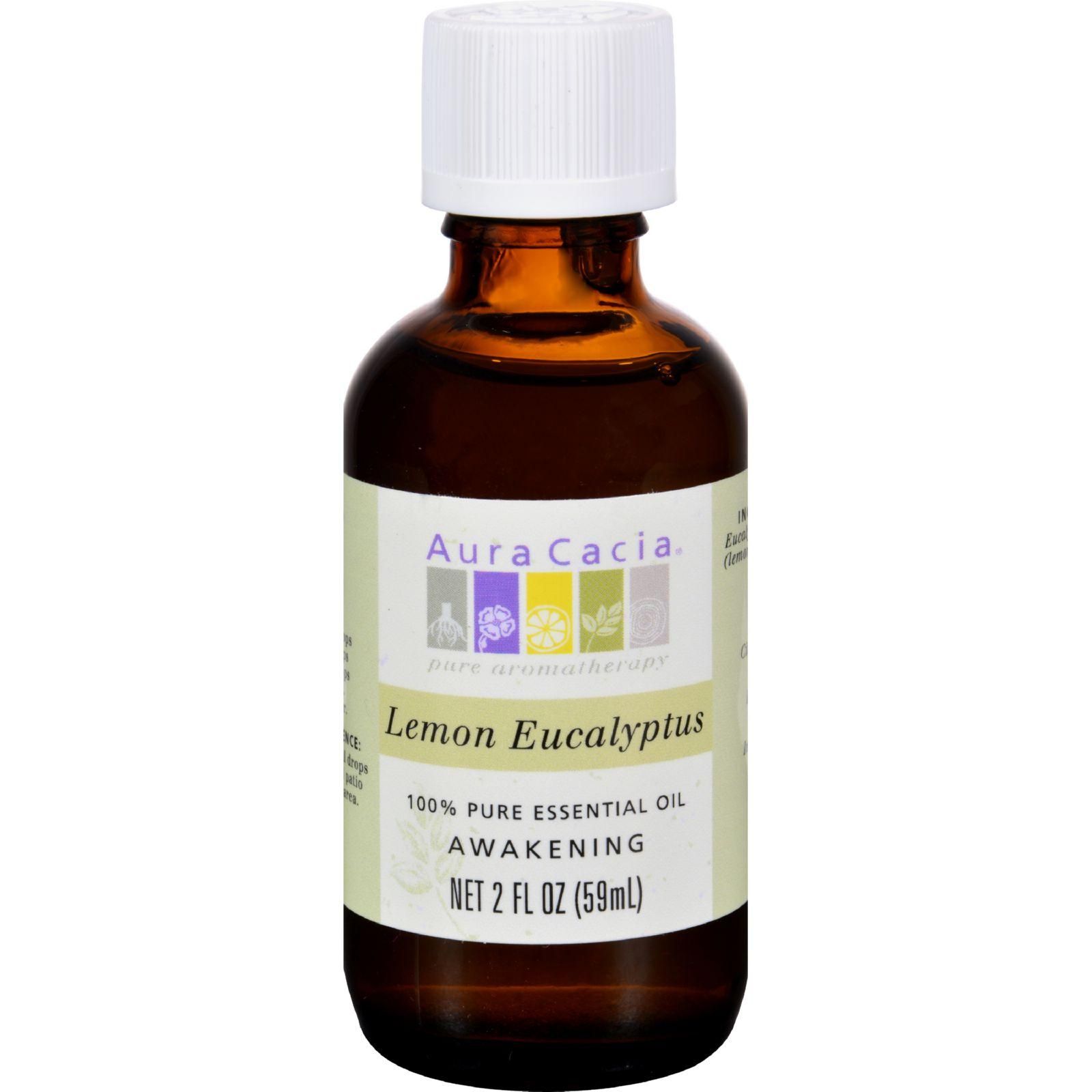 Aura Cacia - Essential Oil Lemon Eucalyptus - 2 Fl Oz
