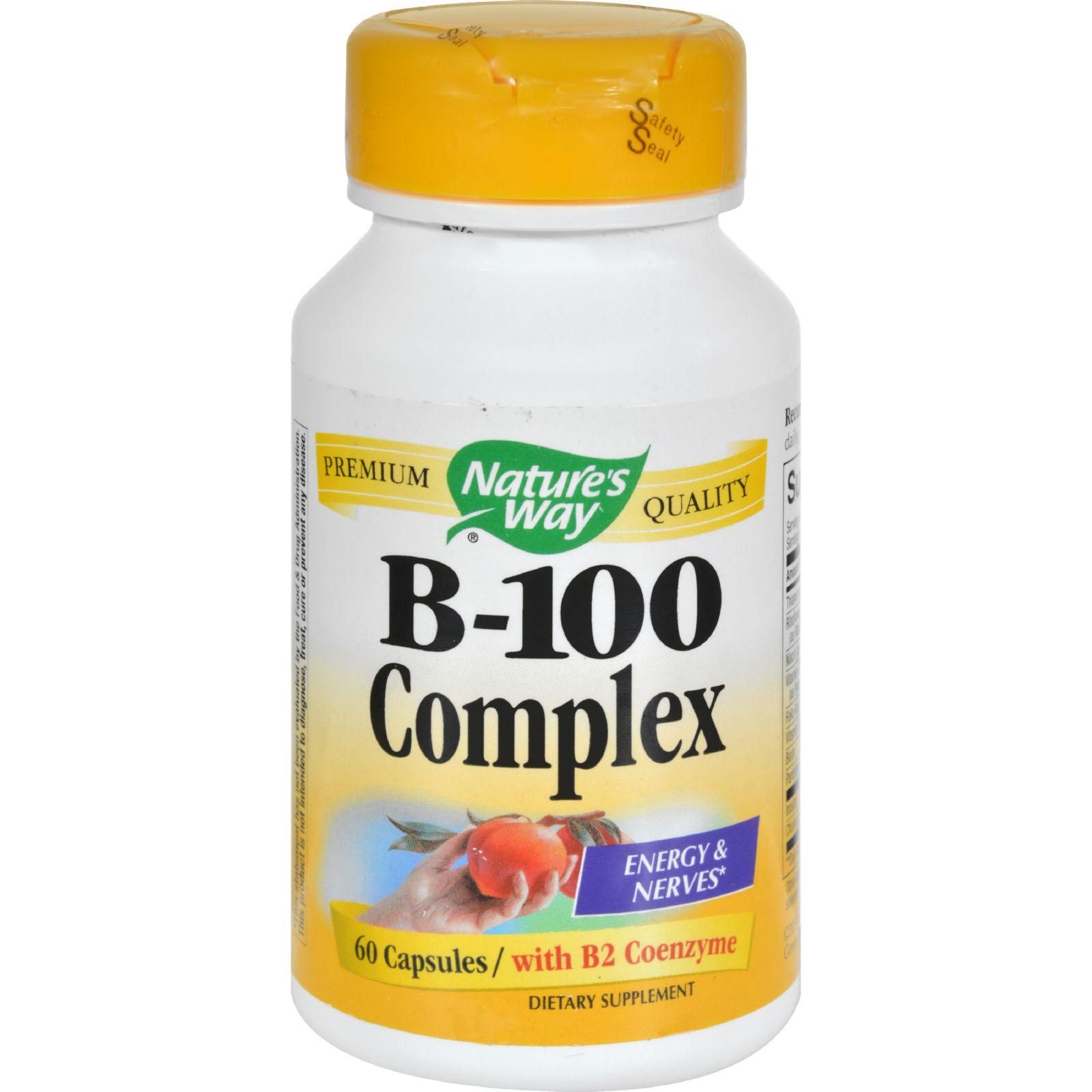 Nature's Way - Vitamin B-100 Complex - 60 Capsules