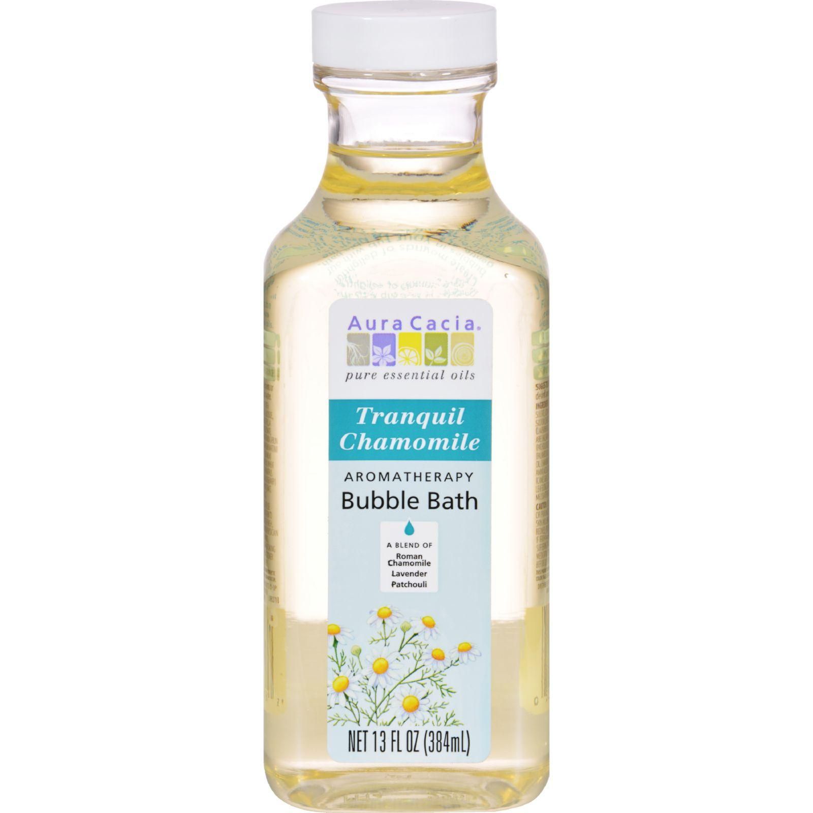 Aura Cacia - Aromatherapy Bubble Bath Tranquil Chamomile - 13 Fl Oz