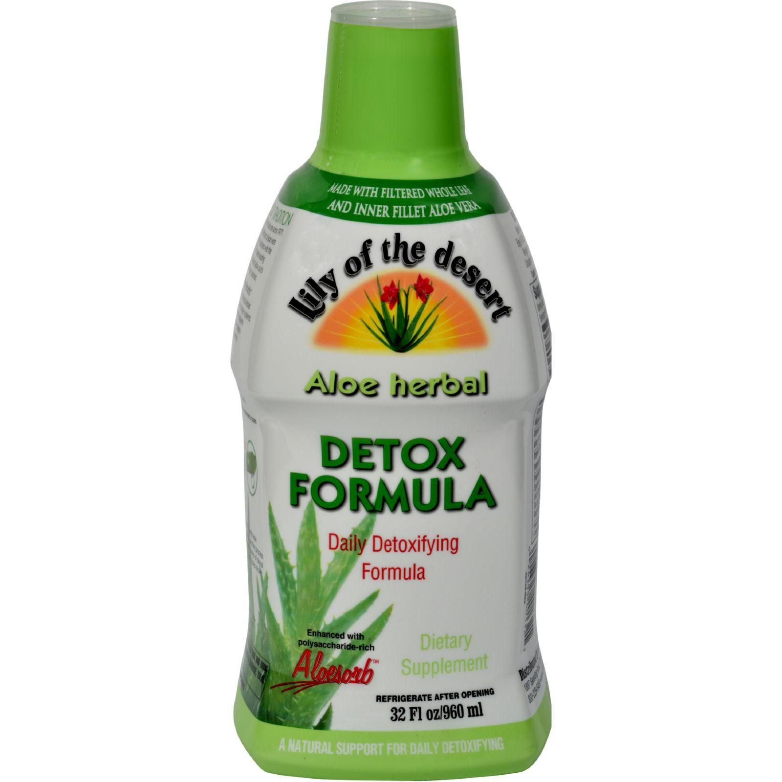 Lily Of The Desert - Aloe Herbal Detoxifying Formula - 32 Fl Oz