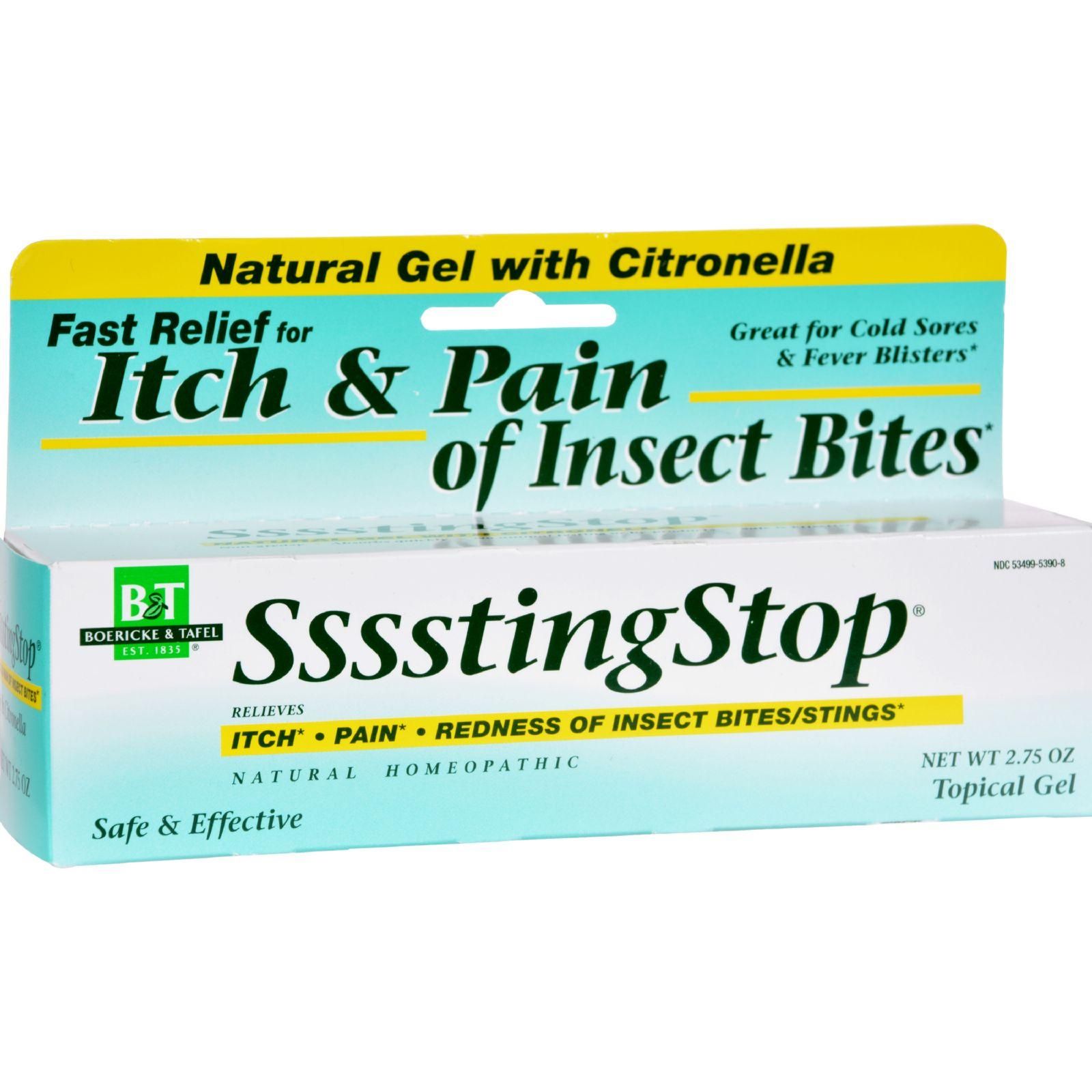 Boericke And Tafel - Ssssting Stop Topical Gel - 2.75 Oz