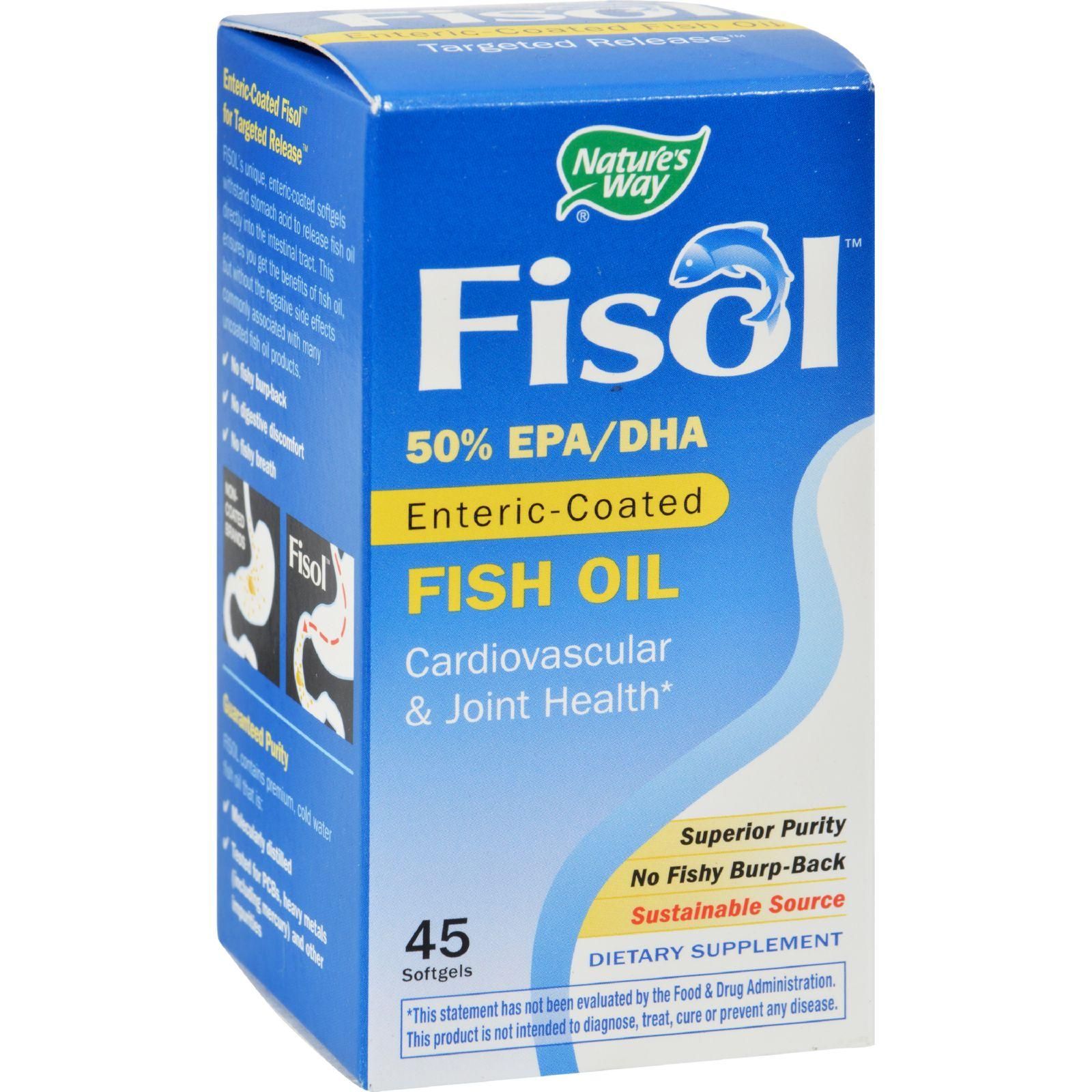 Nature's Way - Fisol Fish Oil - 45 Softgels