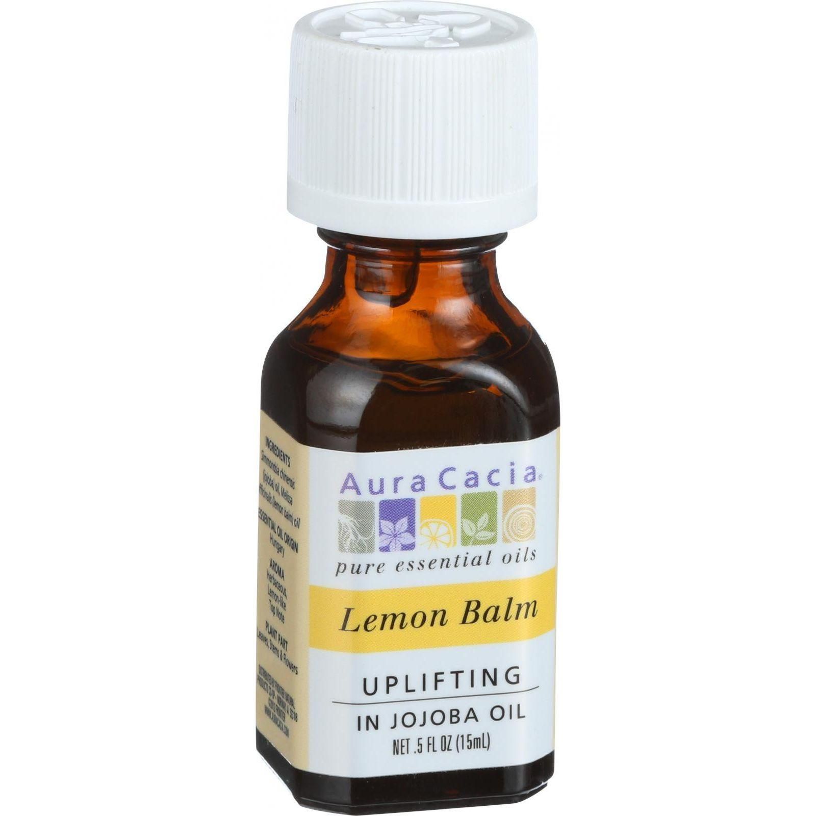 Aura Cacia - Precious Essentials - Lemon Balm - .5 Oz