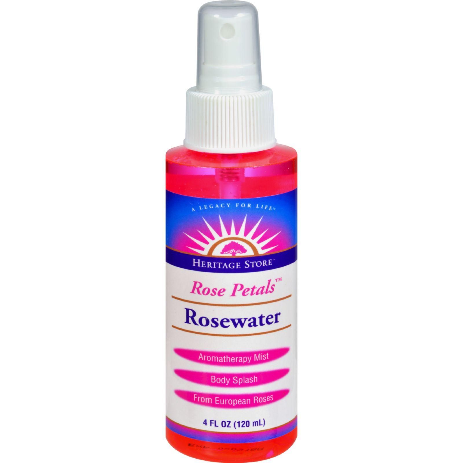Heritage Products Rose Petals Rosewater Spray - 4 Fl Oz