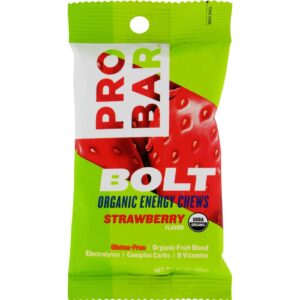 Comprar probar bolt energy chews - organic strawberry - 2. 1 oz - case of 12 preço no brasil suplementos esportivos importados suplemento importado loja 247 online promoção -