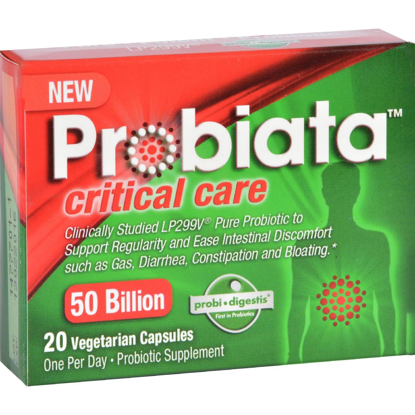 Probiata Critical Care - 20 Vegetarian Capsules