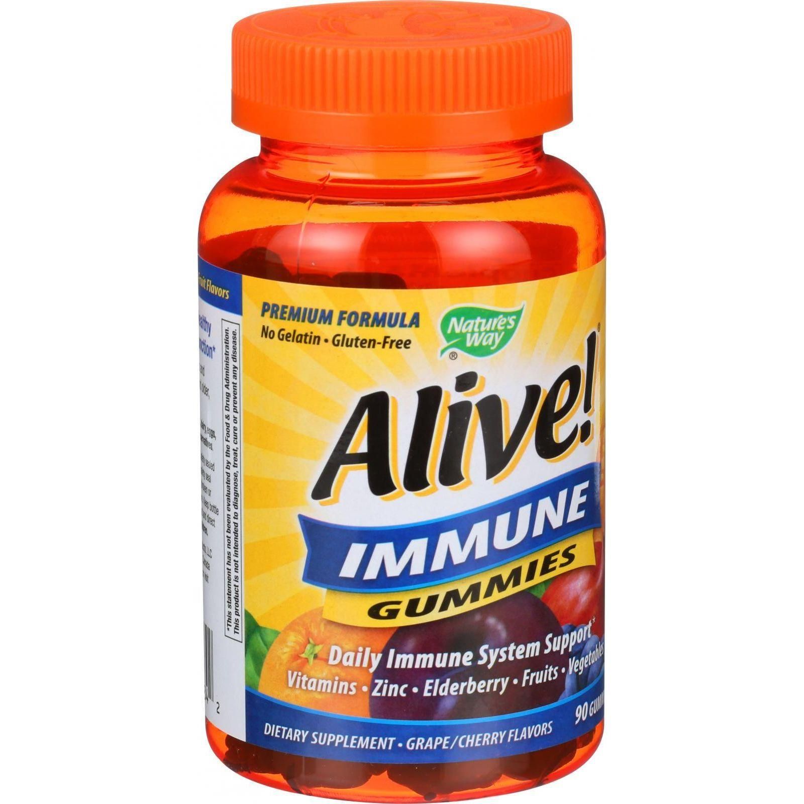 Nature's Way - Alive! Immune Gummies - 90 Gummies
