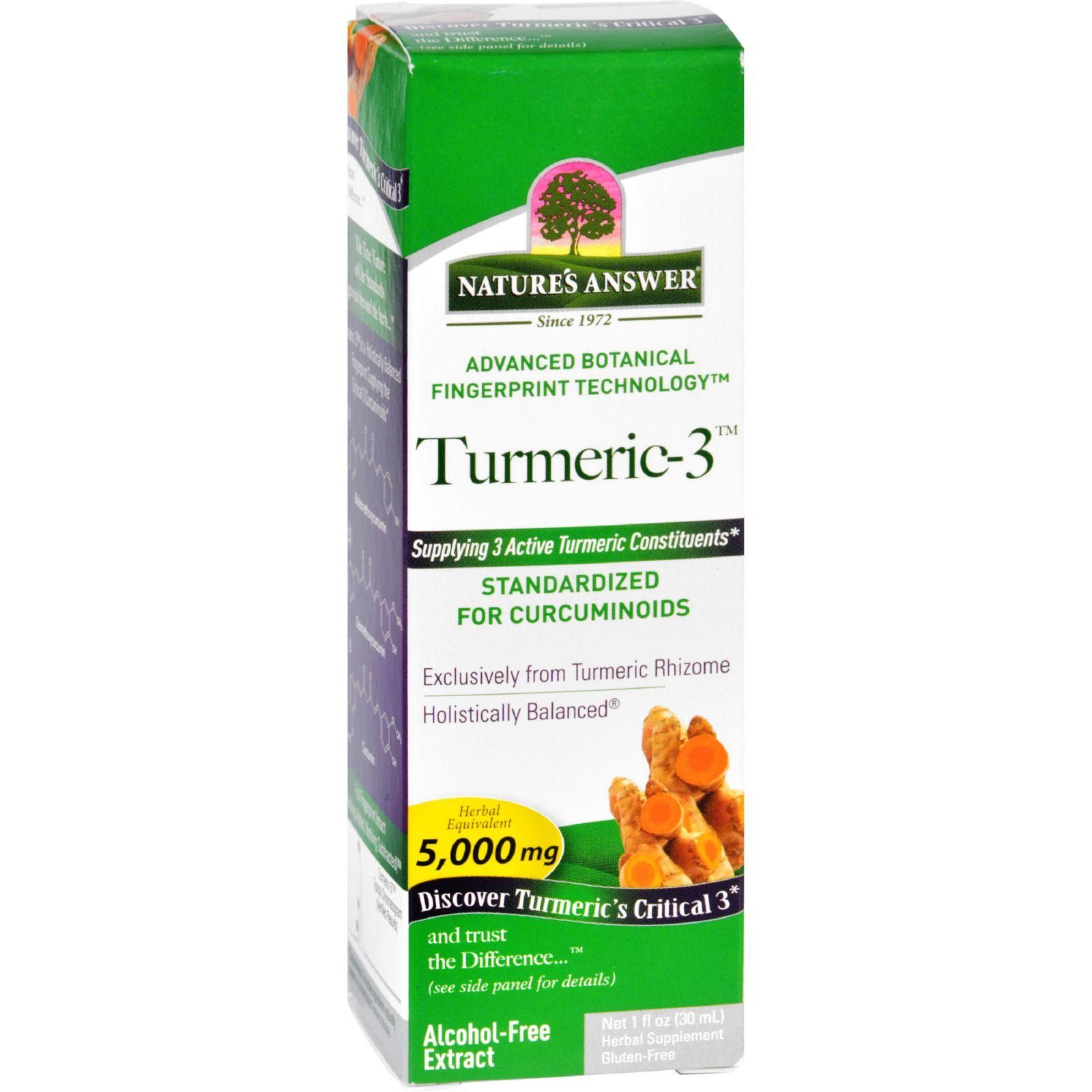 Nature's Answer - Turmeric-3 - Liquid - 1 Oz