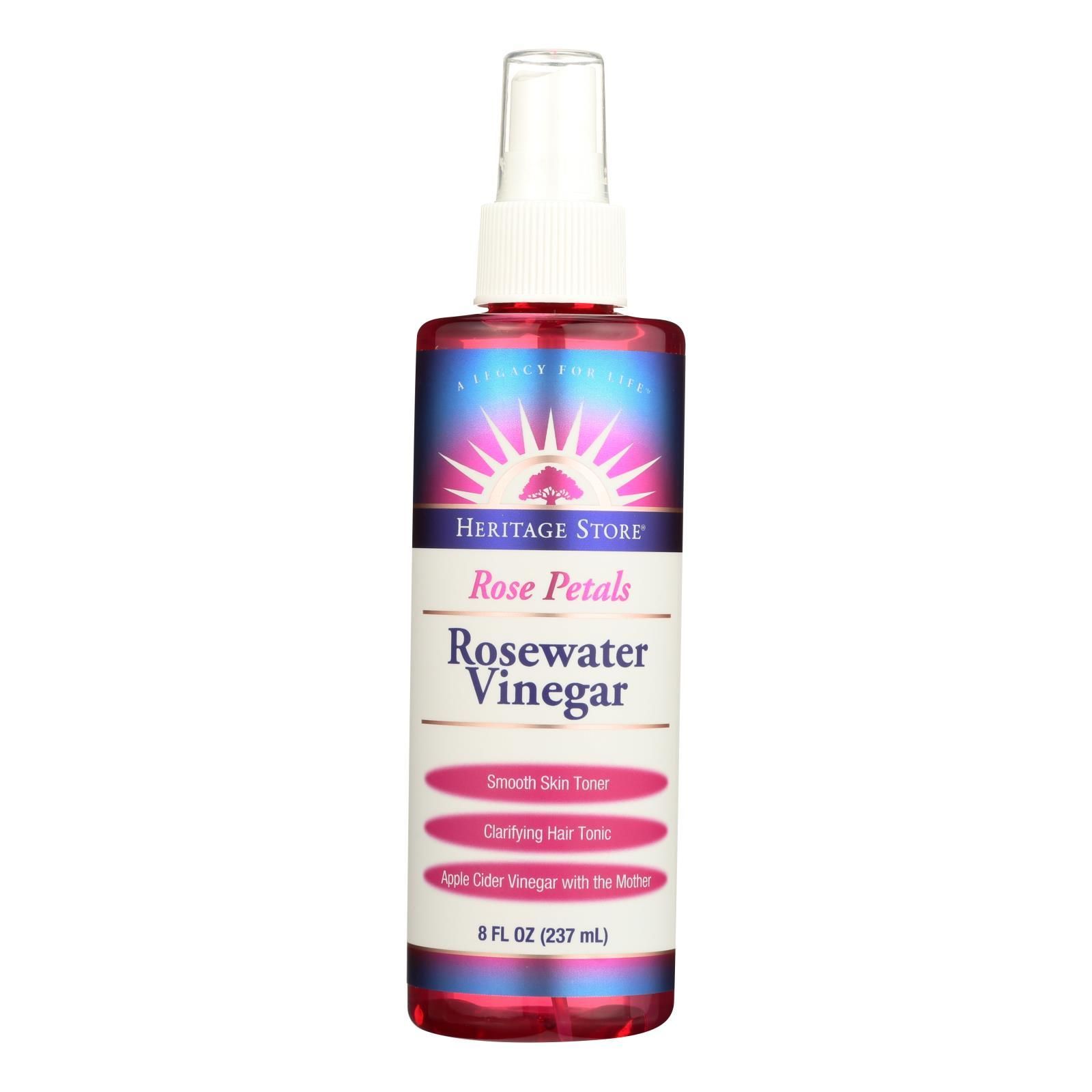 Heritage Store - Spray Rosewater & Vinegar - 1 Each - 8 Fz