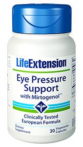Life Extension Eye Pressure Support with Mirtogenol - 30 caps