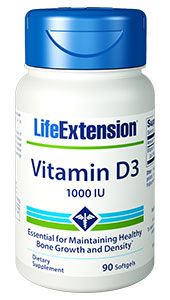 Life Extension Vitamin D3 - 1,000 IU, 90 softgels
